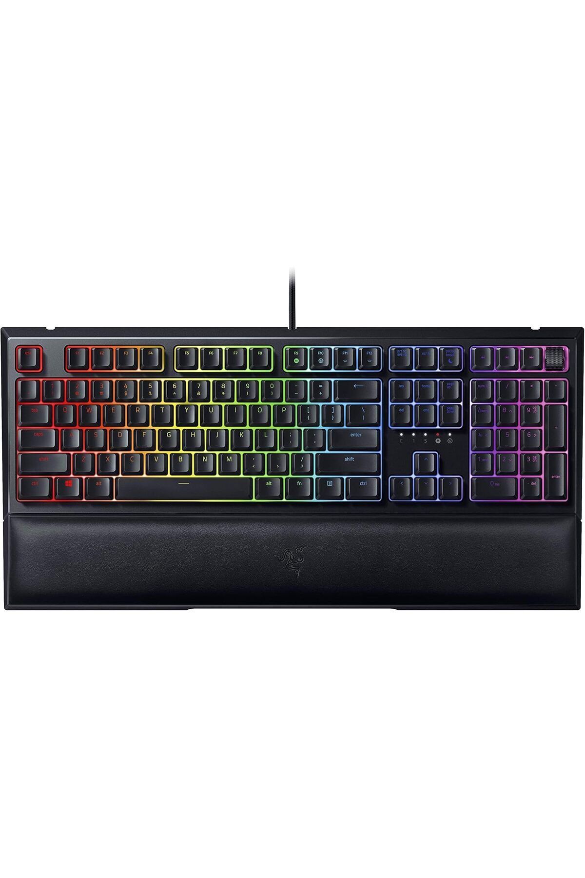 RAZER-Ornata V2 Gaming Keyboard - Hybrid Mecha-Membrane, RGB, Multi-Function Wheel, Arabic Layout 1