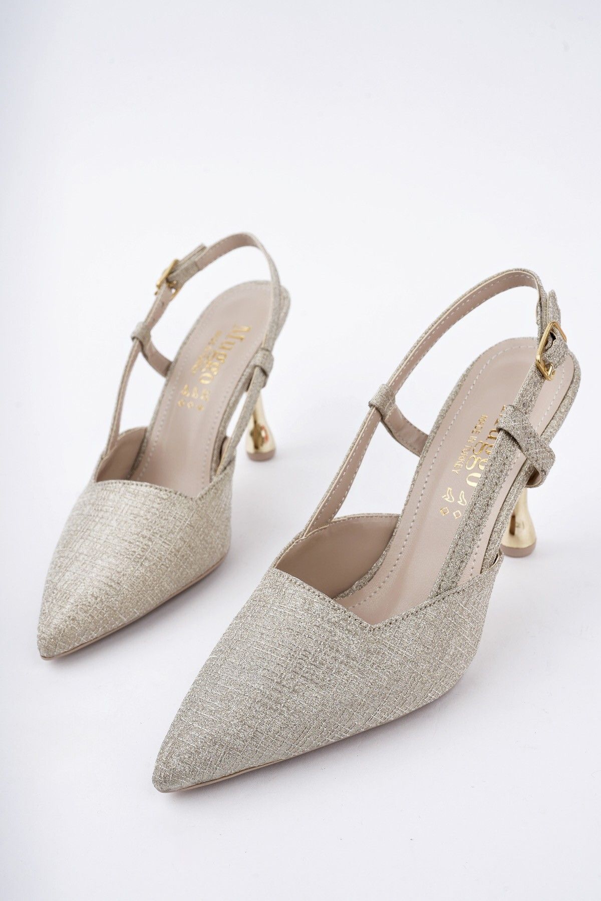 MUGGO-Jesi Pointed Toe Open Back Casual Classic Women's Heeled Shoes 3