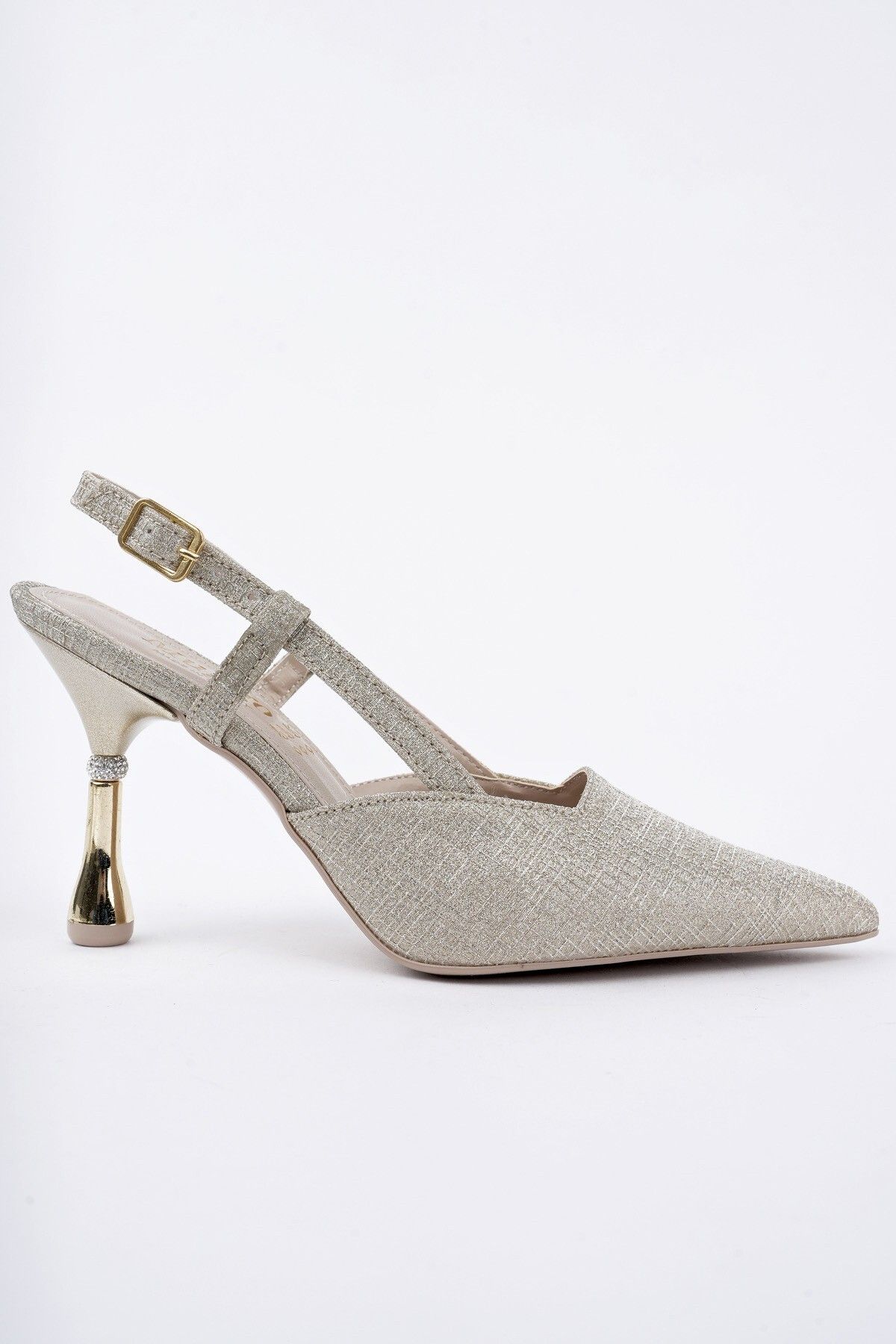 MUGGO-Jesi Pointed Toe Open Back Casual Classic Women's Heeled Shoes 2