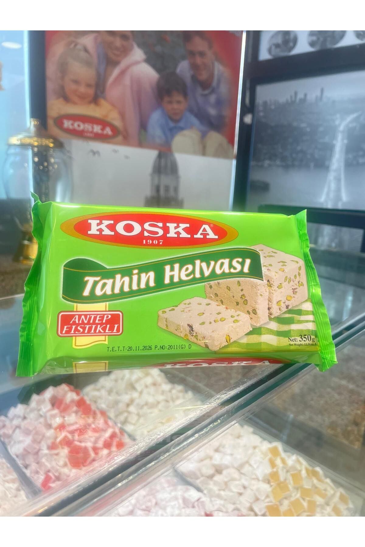 Koska PAKET FISTIKLI HELVA 350 GR KOLİ 12 ADET