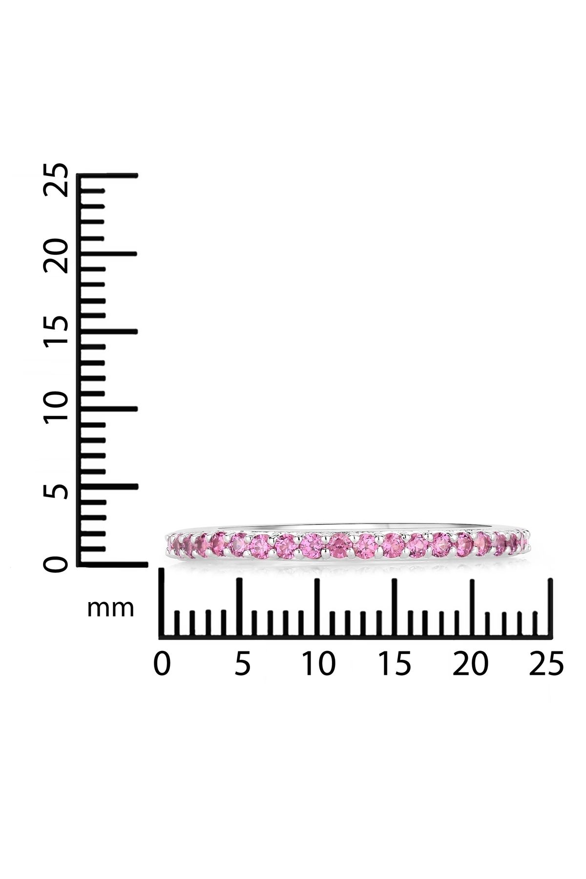 Rafaela Donata-Edelsteinring Ring Sterling Silber Rhodolit Pink 3
