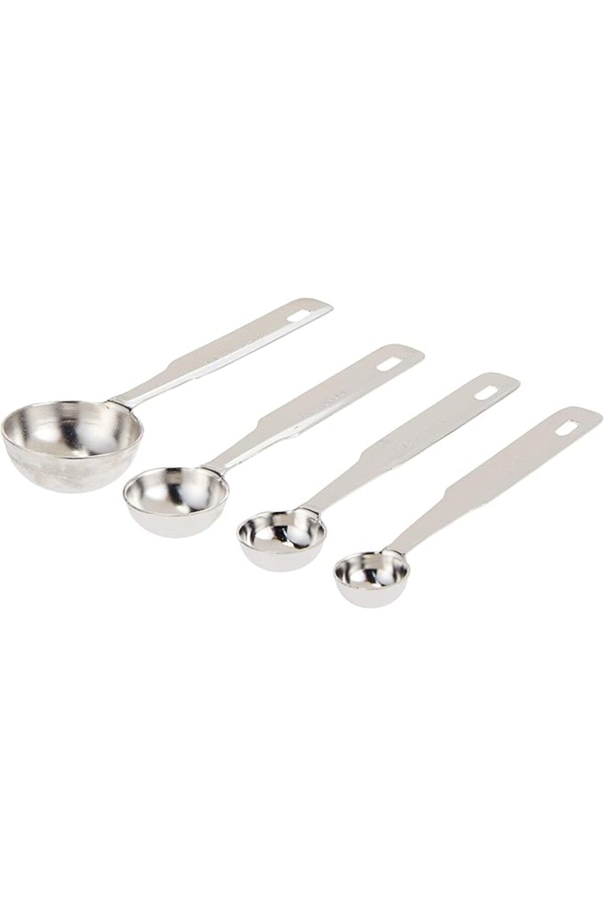 AKDC-Raj Stainless Steel Measuring Spoons Set, 4 Pieces, 6.5 x 18 cm, TMSP00, Levelling & Table Spoon 1