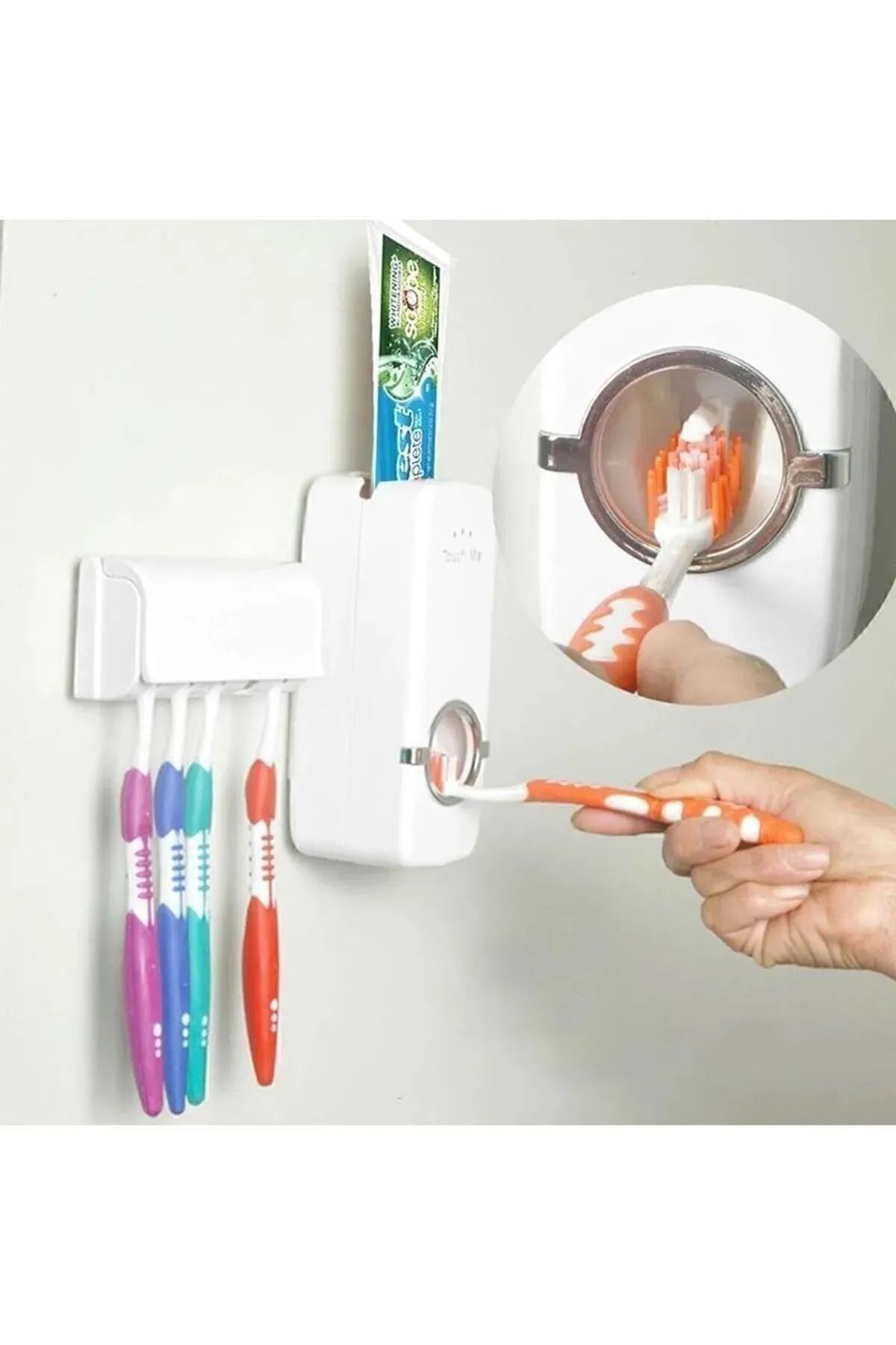 UCR HOME-5-Piece Paste Boring and Holding Toothbrush Holder Set 2