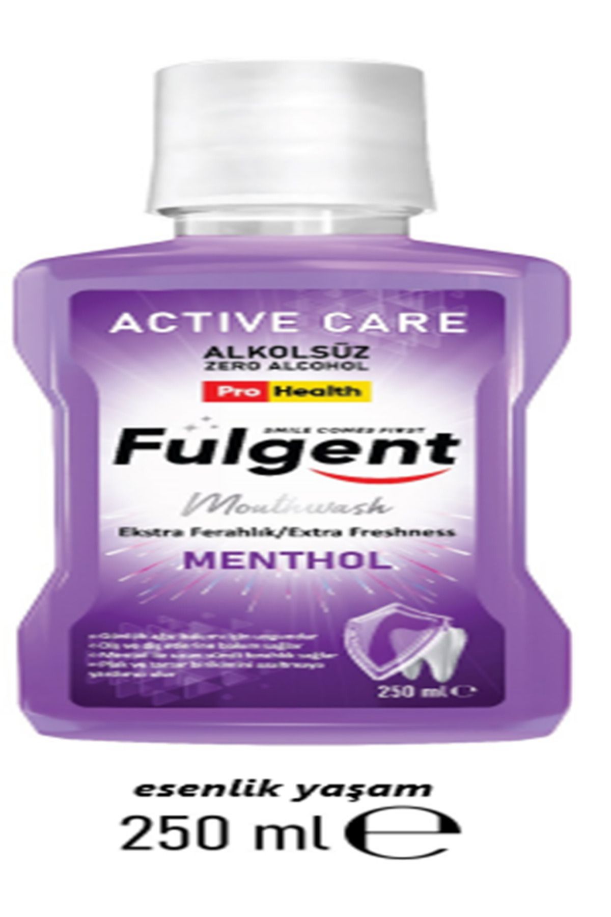 FULGENT MOUTHWASH ALKOLSÜZ AĞIZ BAKIM SUYU -MENTOL 250 ML