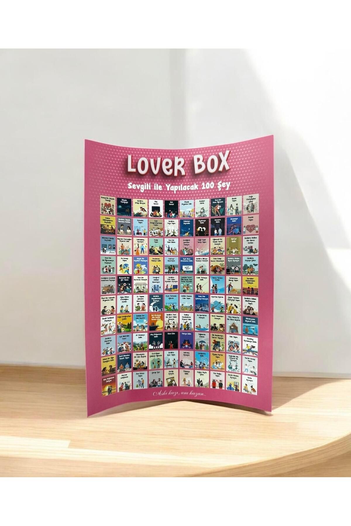 CNS Concept-Dear Box, 100 Things to Do with Lover, Scratch Poster 2