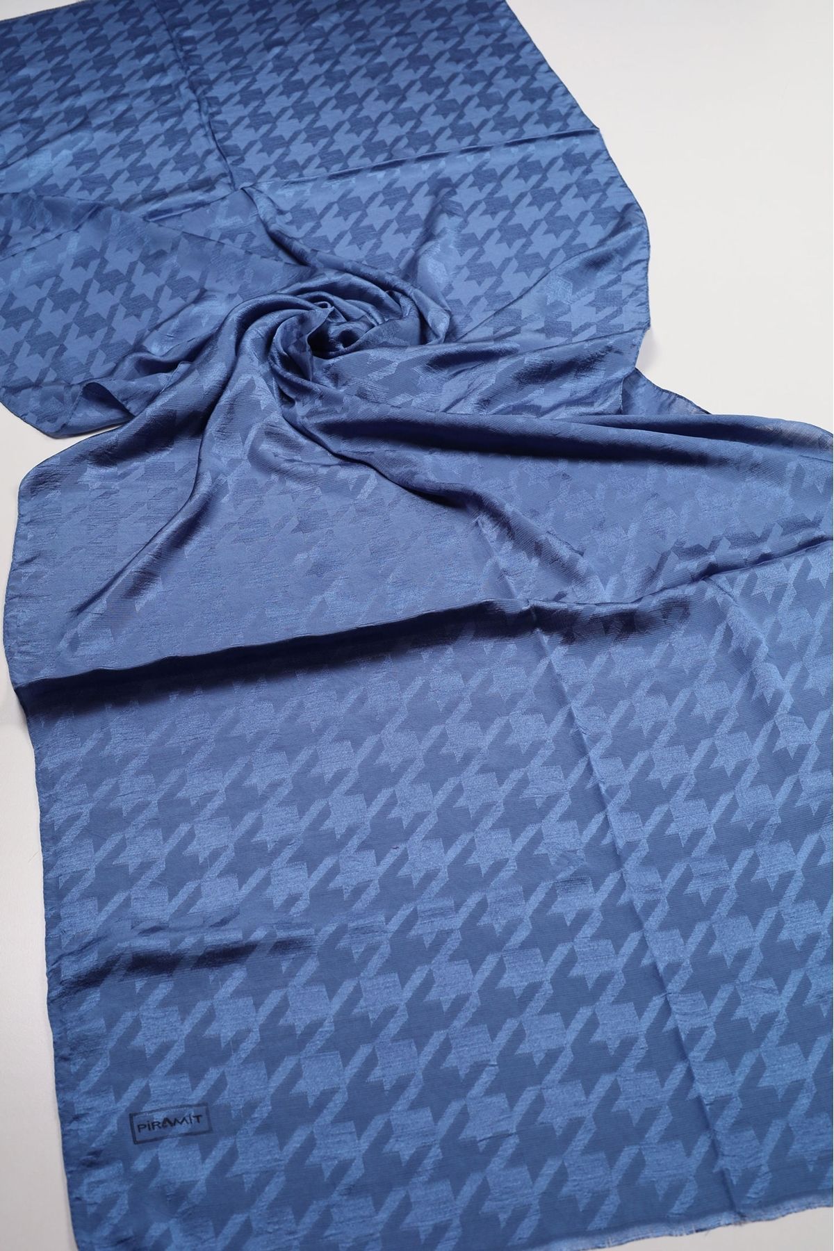 PİRAMİT-Pyramid Monogram Flush Shawl - Pattern-05 - Color-08 1
