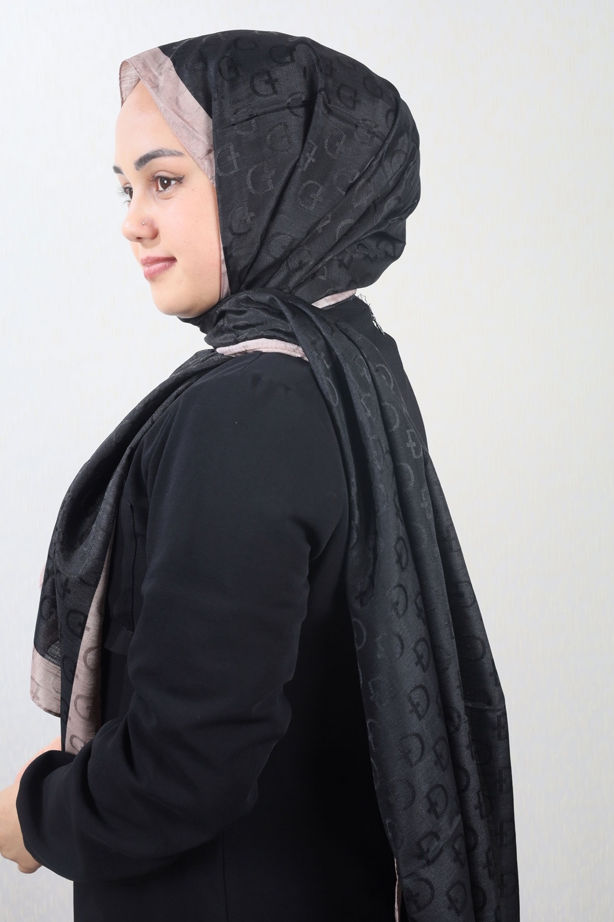 Bonjela-شال منقوش ذاتيًا مخطط - نمط-01 - لون-18 1