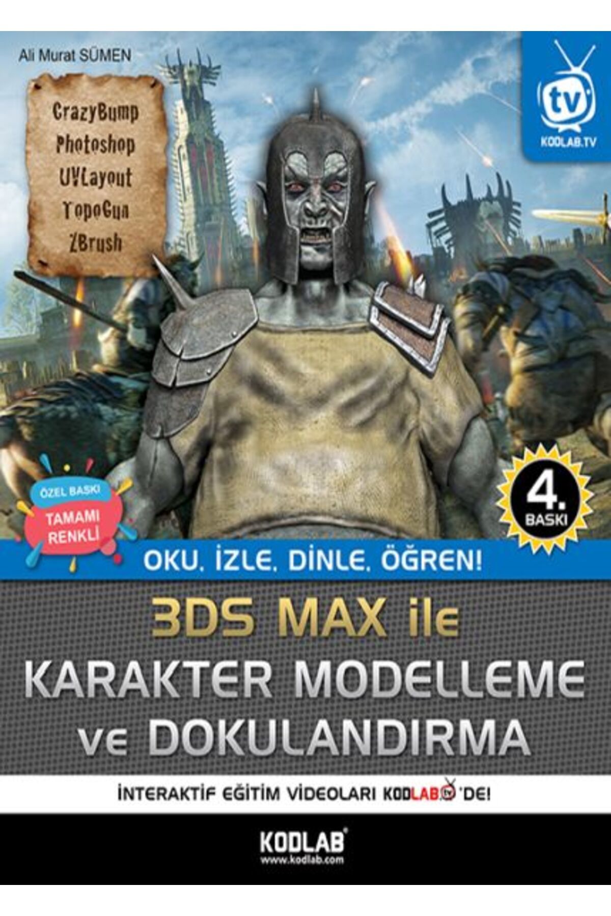 Türk Dil Kurumu Yayınları 3D Studio Max Karakter Modelleme