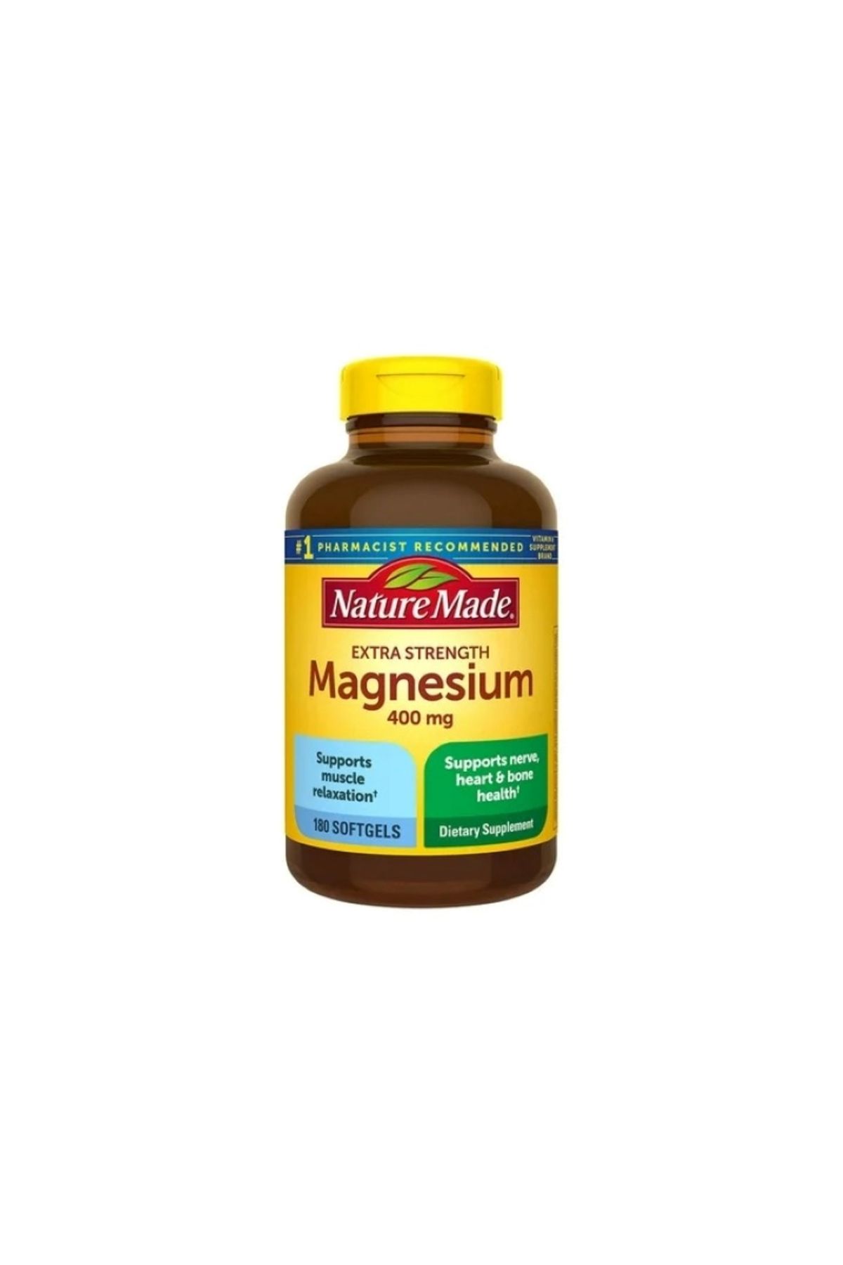Nature Made Extra Strength Magnesium 400 mg 180 Softgel