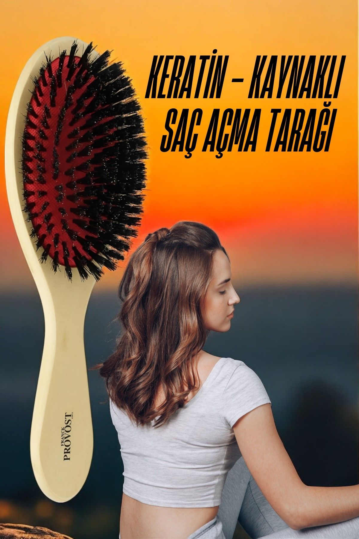 Transformacion-Hair Detangling Brush - Keratin Micro Source Wood 721412 1