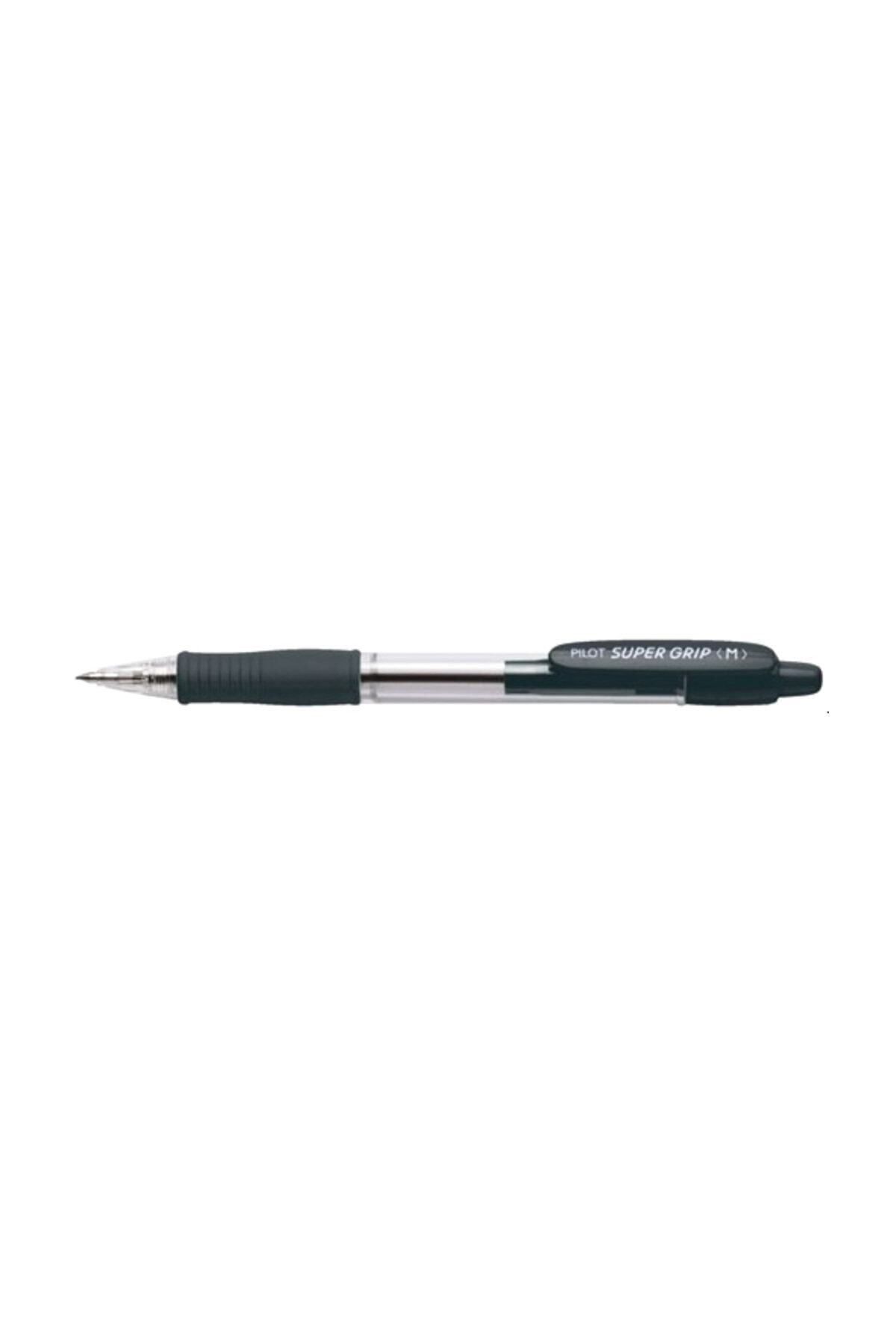 Pilot-Super Grip Medium Ballpoint Pen Black 1