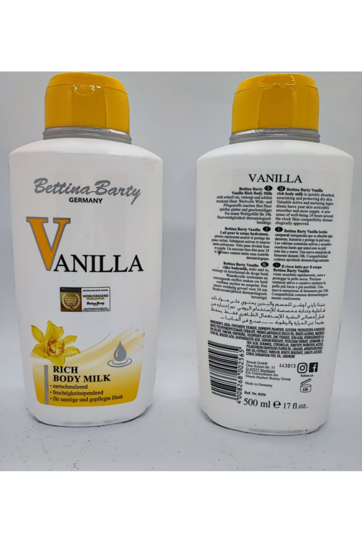 Vanilla Rich Body Milk, Vanilya Zengin Vücut Sütü, 500 ml — 6566 — تصویر 5 از 5