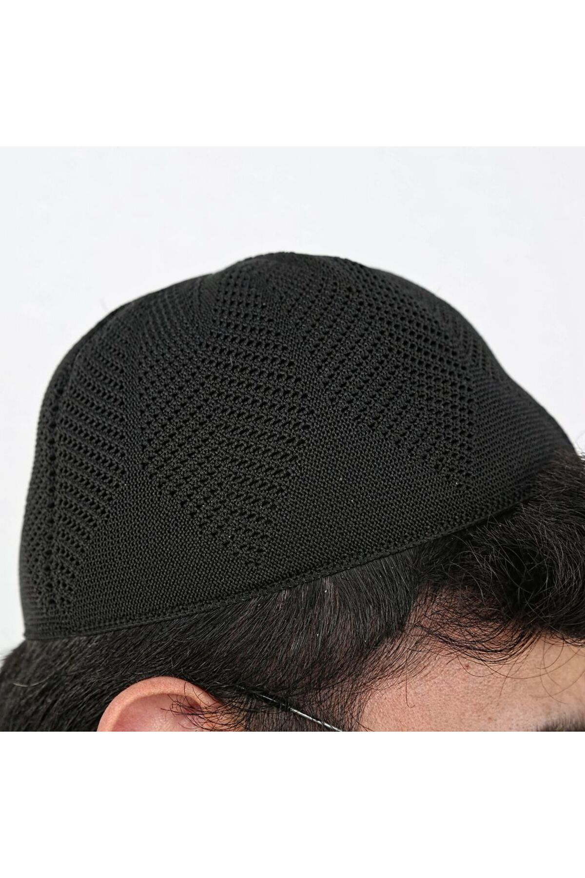 İkranur-Black Luxury Rabia Skullcap 2