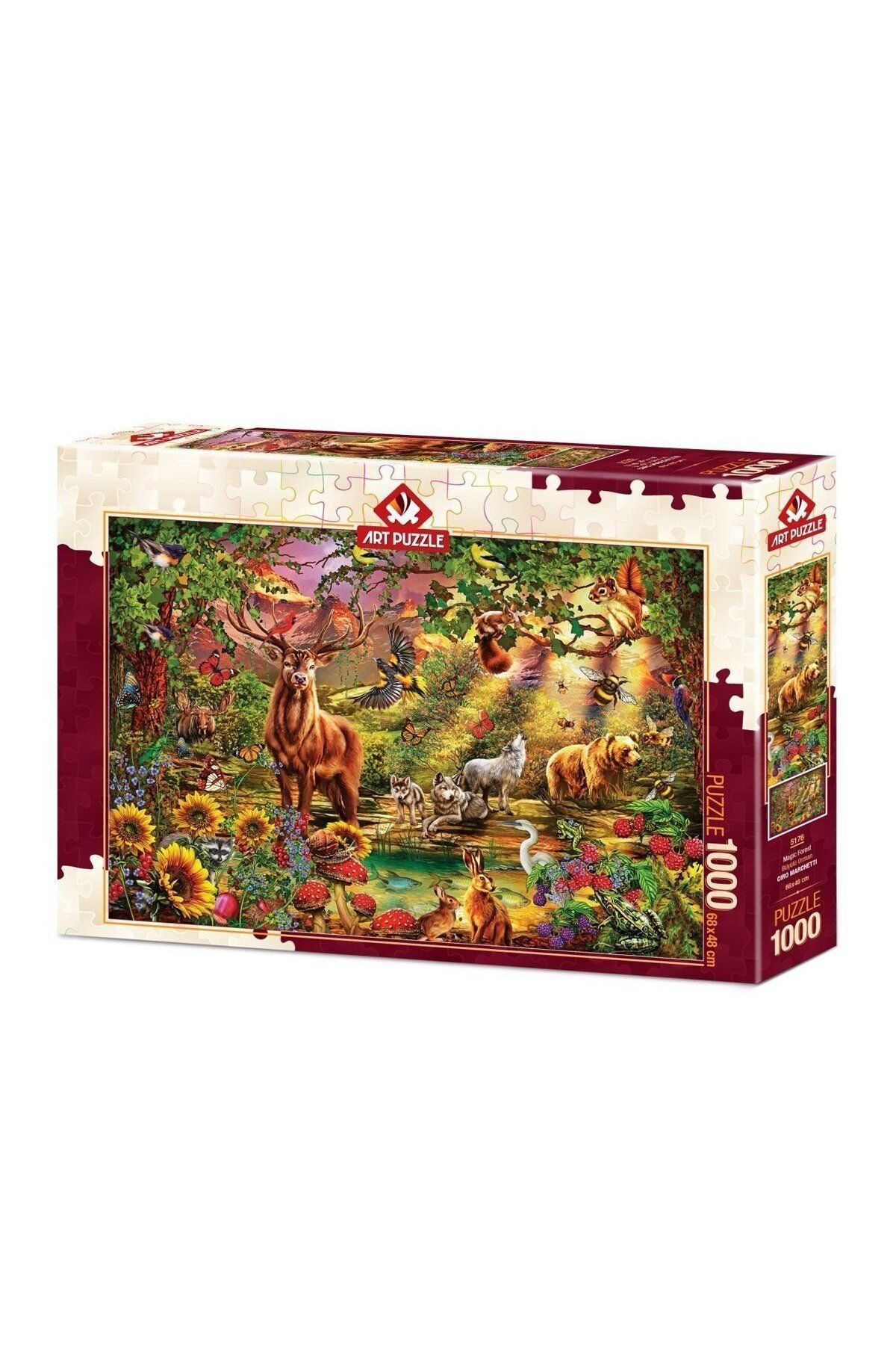 Neco 5176 Puzzle Büyülü Orman 1000 Parça Puzzle