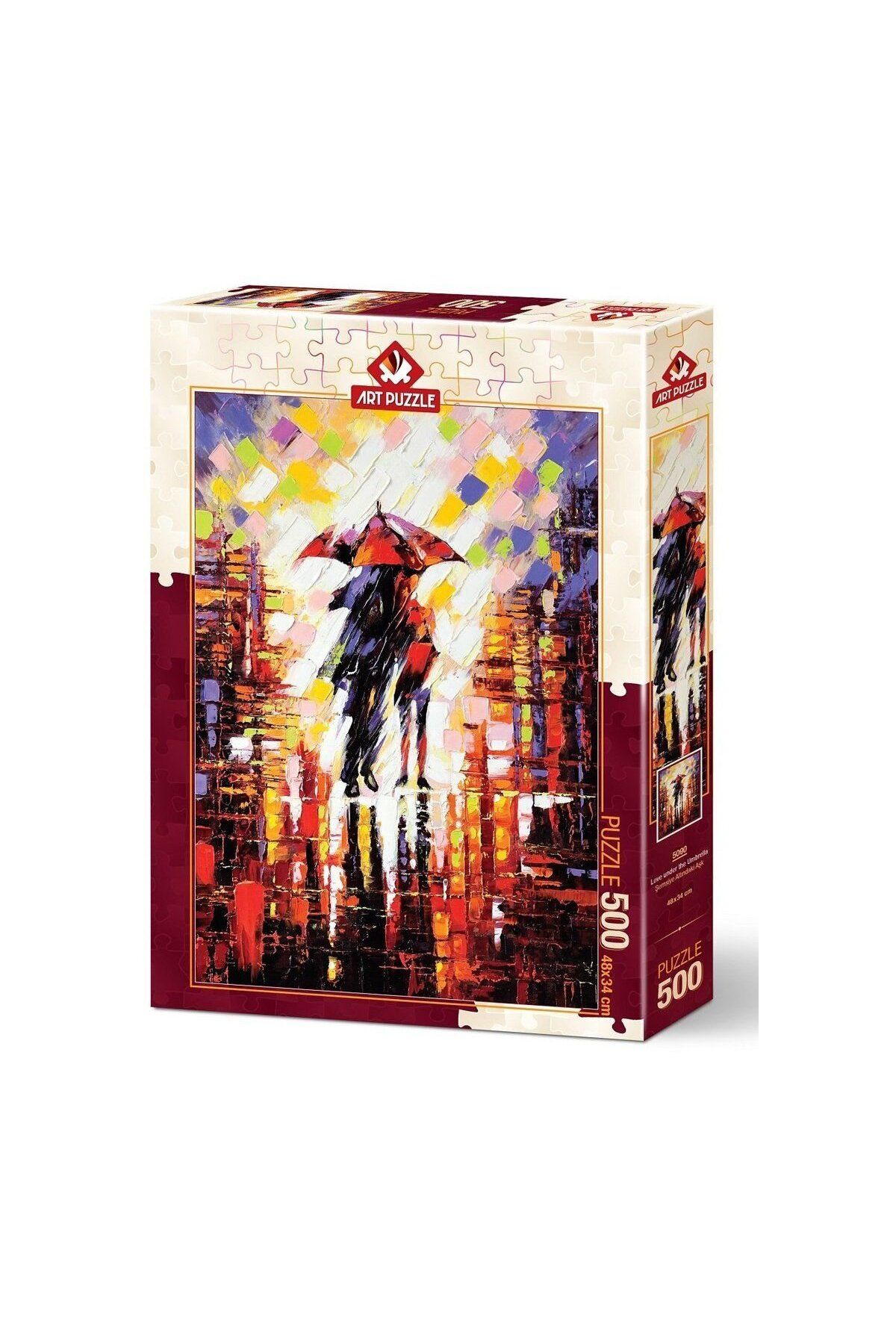 Neco 5090/ART Şemsiye Altındaki Aşk 500 Parça Puzzle