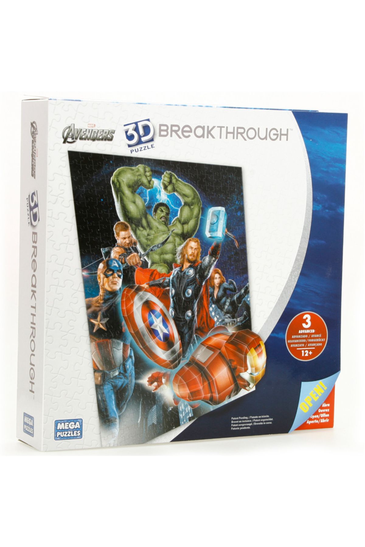 Mega Puzzles Mega Puzzle 300 Parça 3 Boyutlu Puzzle Breakthrough The Avengers