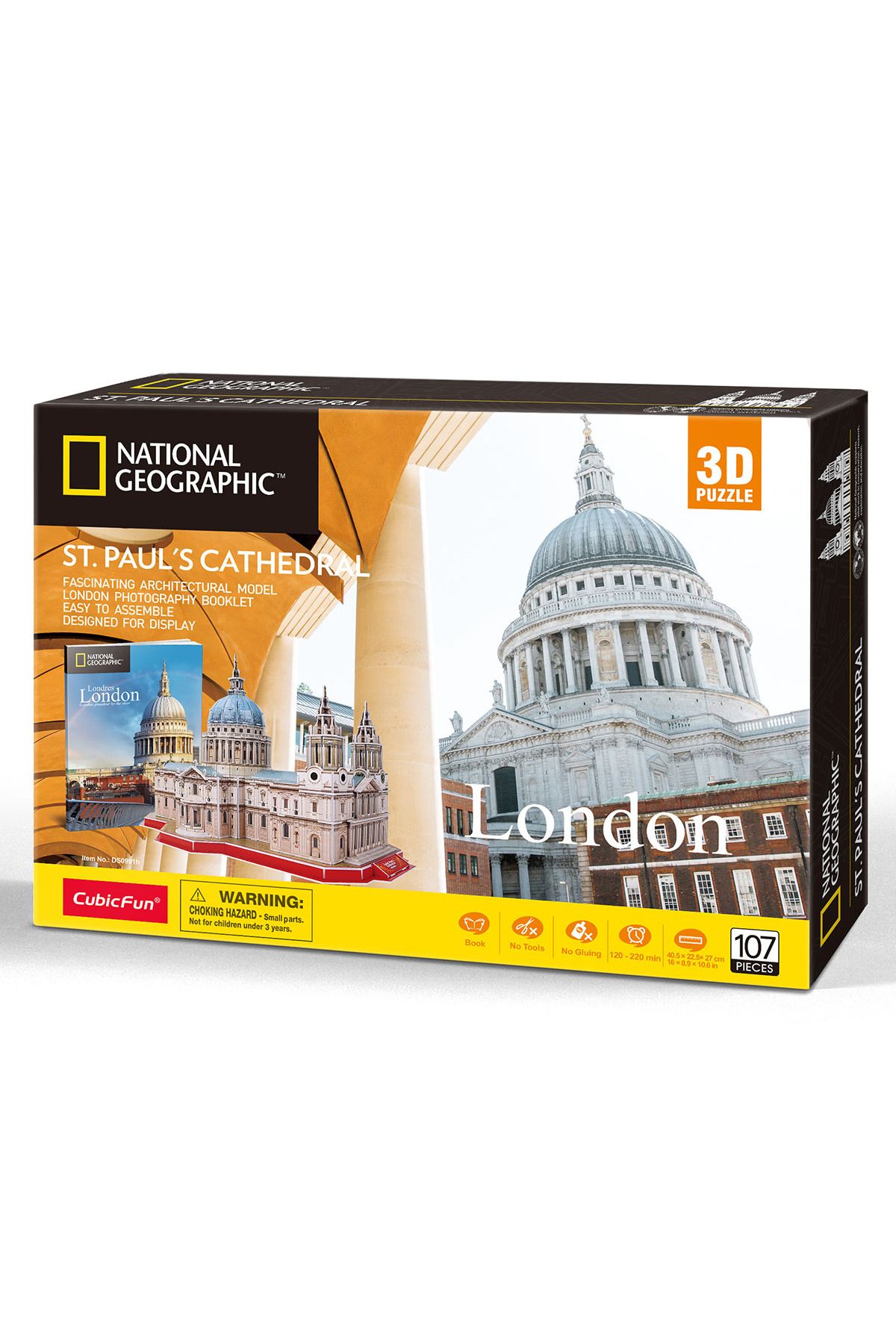 Cubic Fun Natio nal Geogr aphic Serisi Aziz Paul Katedrali 3D Puzzl