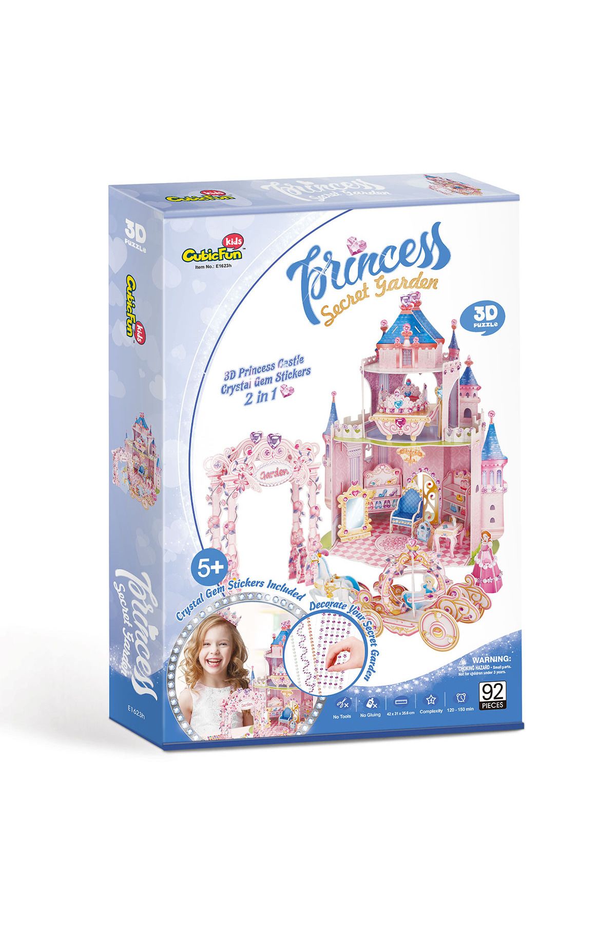 Cubic Fun Prenses Gizli Bahçe Şatosu 3D Puzzle
