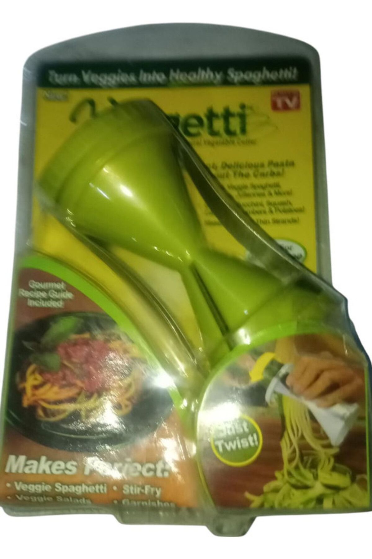 Generic-1pc Creative Vegetable Spiral Slicer Spiral Pasta Machine 2