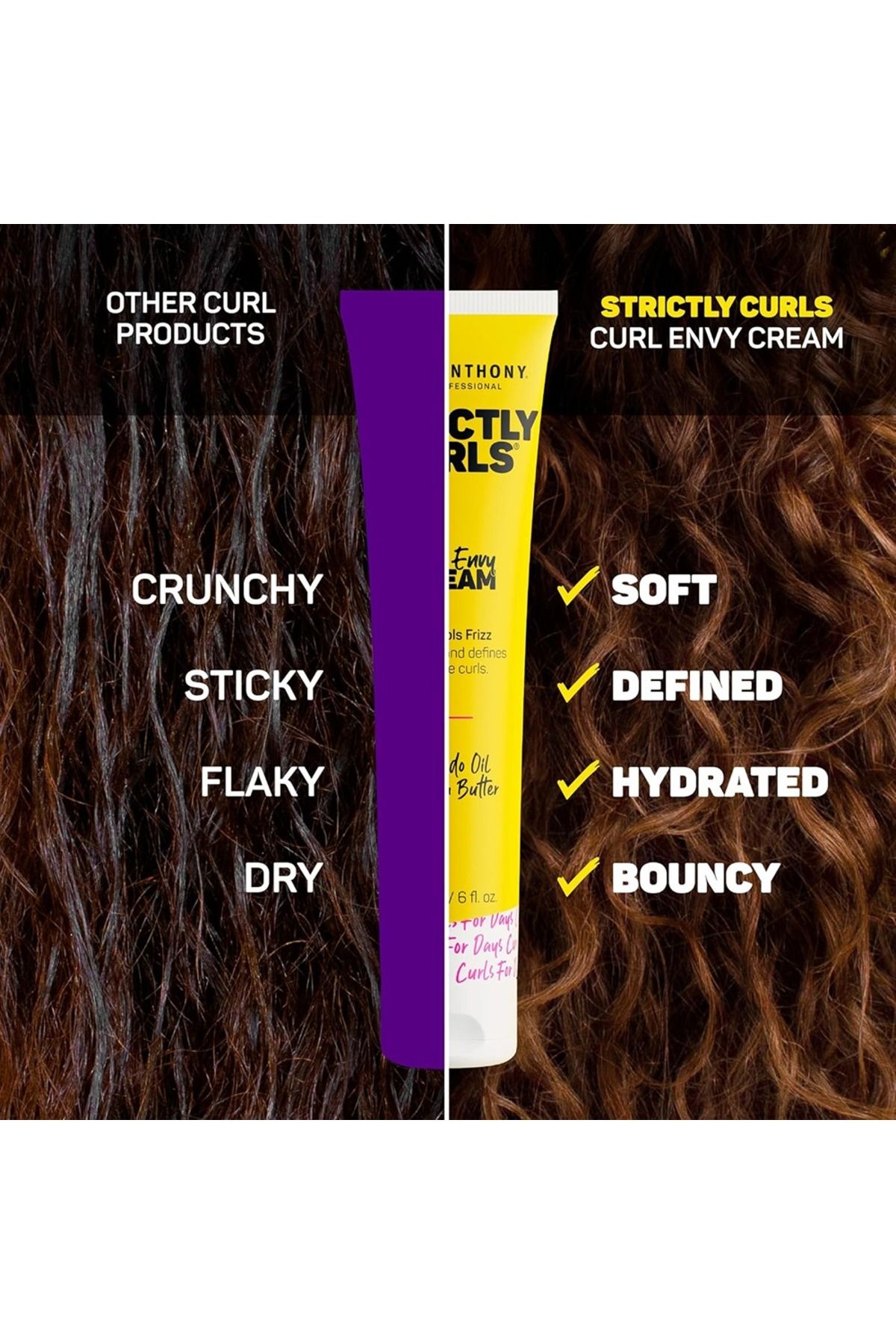 MARC ANTHONY-Strictly Curls - Curl Envy Cream, Infused With Avacado Oil & Shea Butter - 177Ml 5