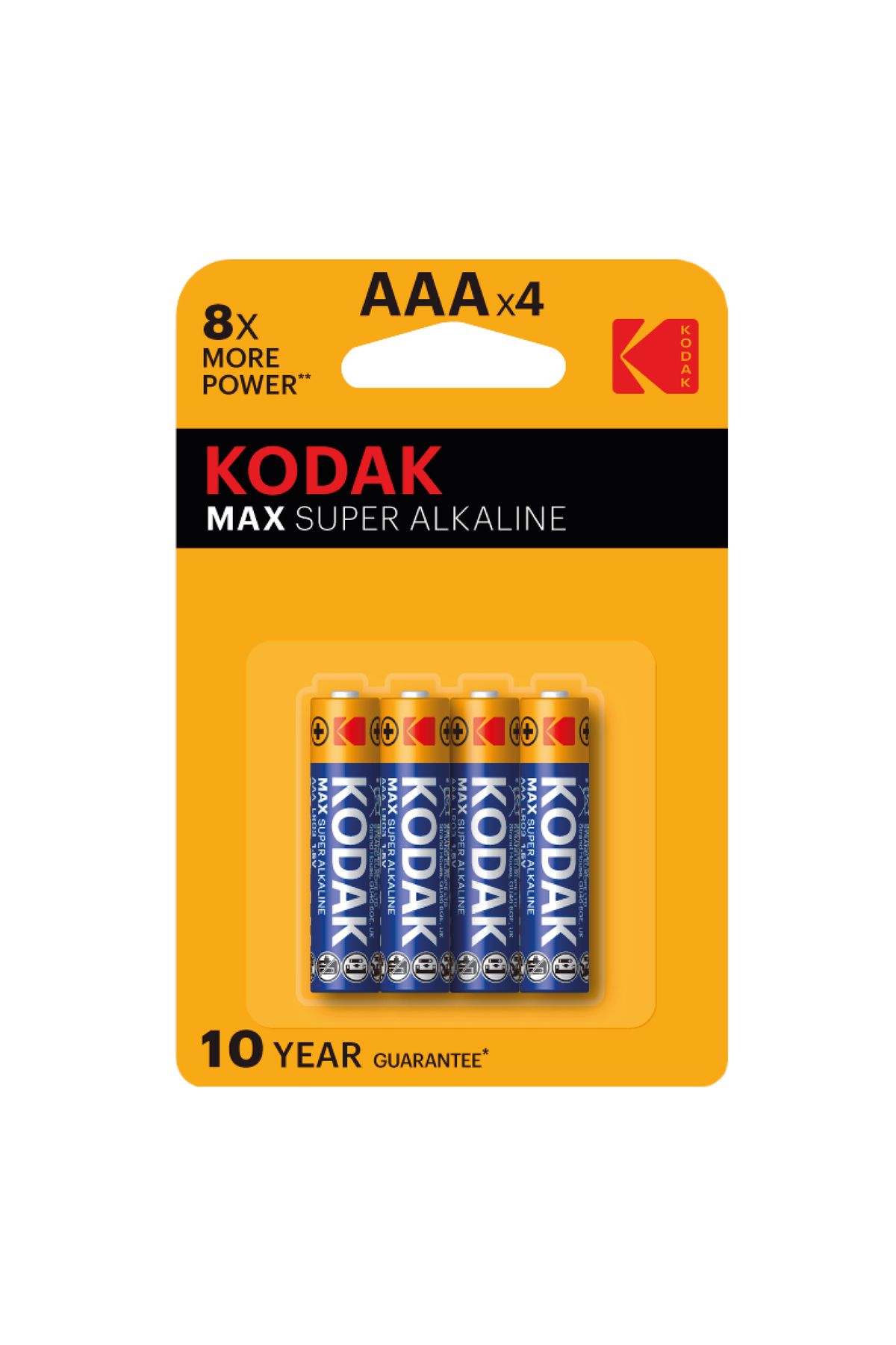 Kodak Max Alkalin İnce Pil AAA 4'lü