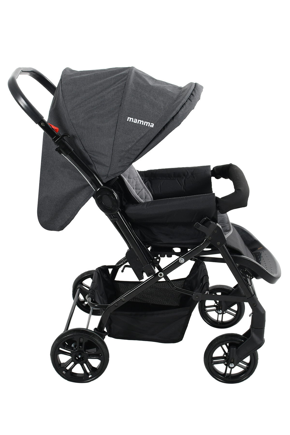 Mamma King Çift Yönlü Bebek Arabası + Ayak Örtüsü ve Yağmurluk fotoğrafı 6 (önizleme)