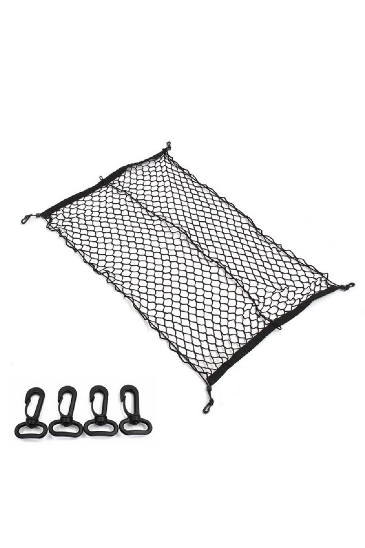Choice-black 100x70cm Car Trunk Mesh Net Cargo Luggage Trunk for A4 B5 B6 B8 A6 C5 C6 A3 A5 Q3 Q5 Q7 E46 E3 1