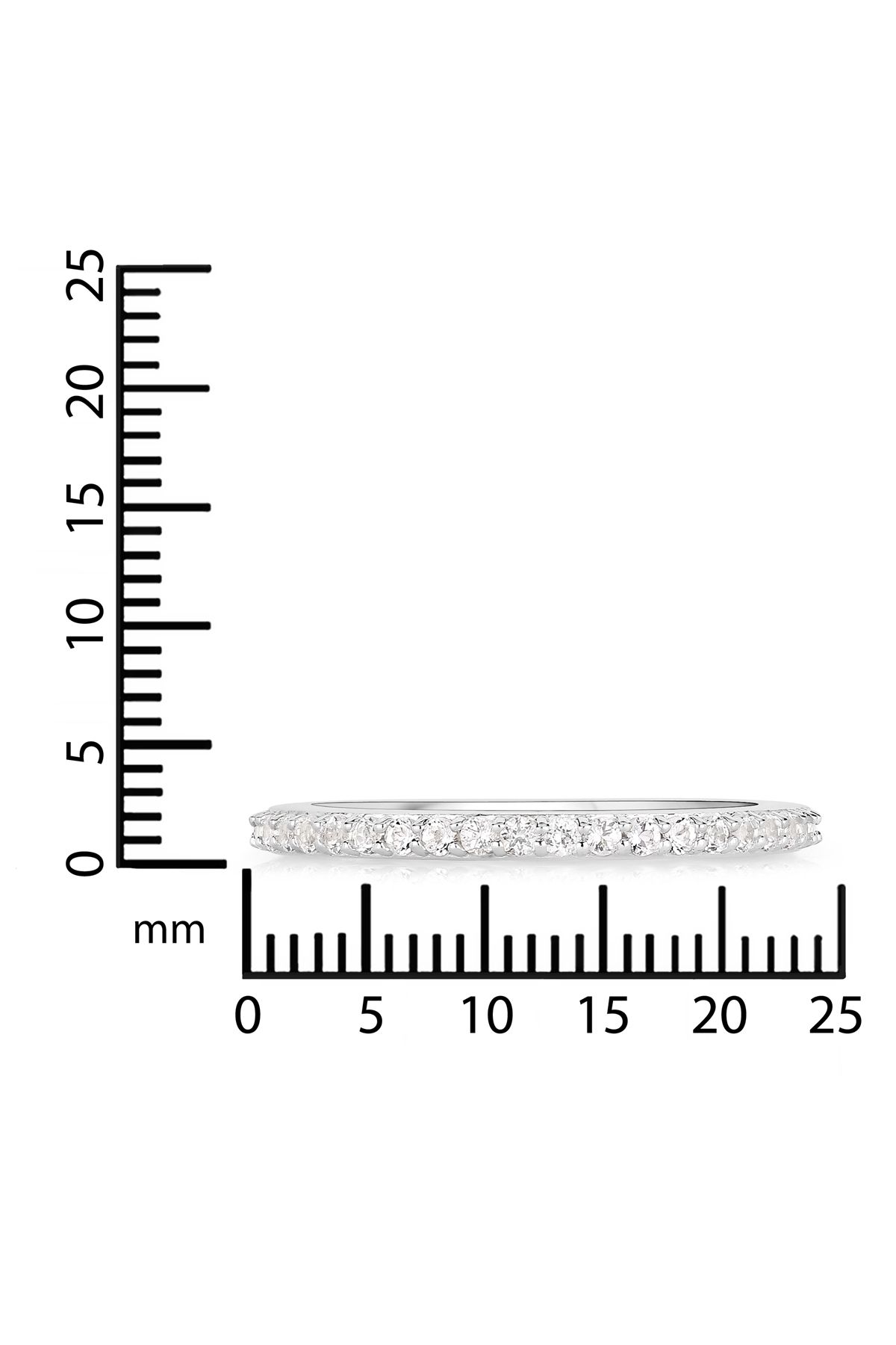 Rafaela Donata-Edelsteinring Ring Sterling Silber Topas Weiß 3