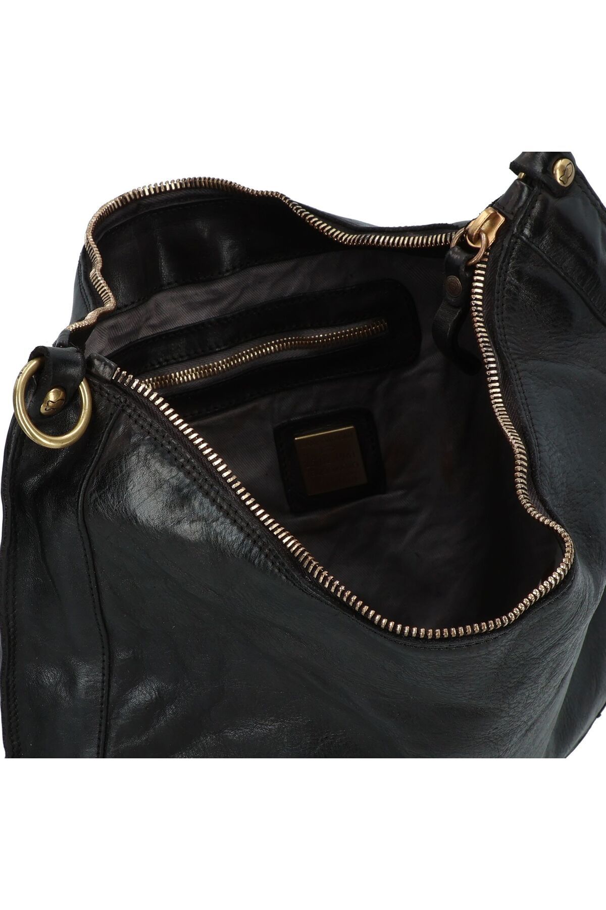 Campomaggi-Mogano Schultertasche Leder 44 cm 5