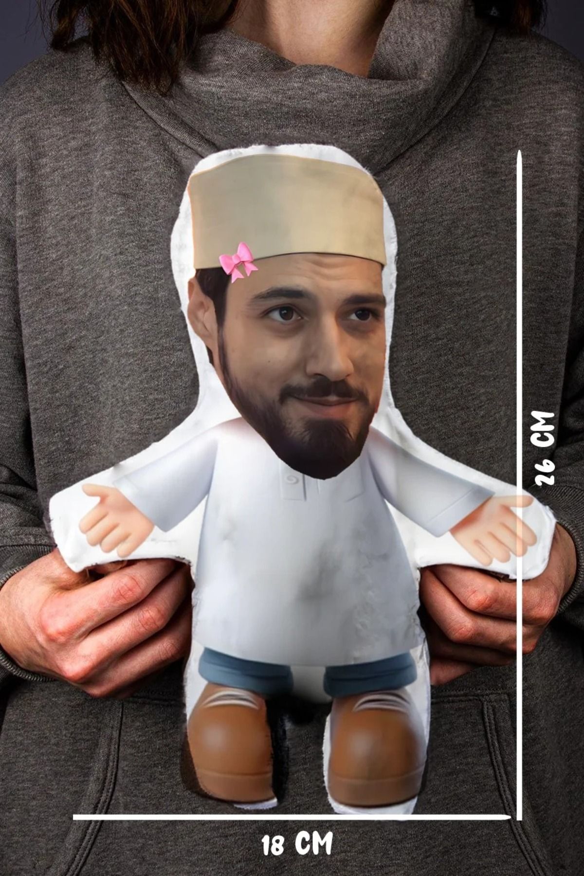 HOPENA-Cüneyd Efendi 3D Mini Plush Pillow 3