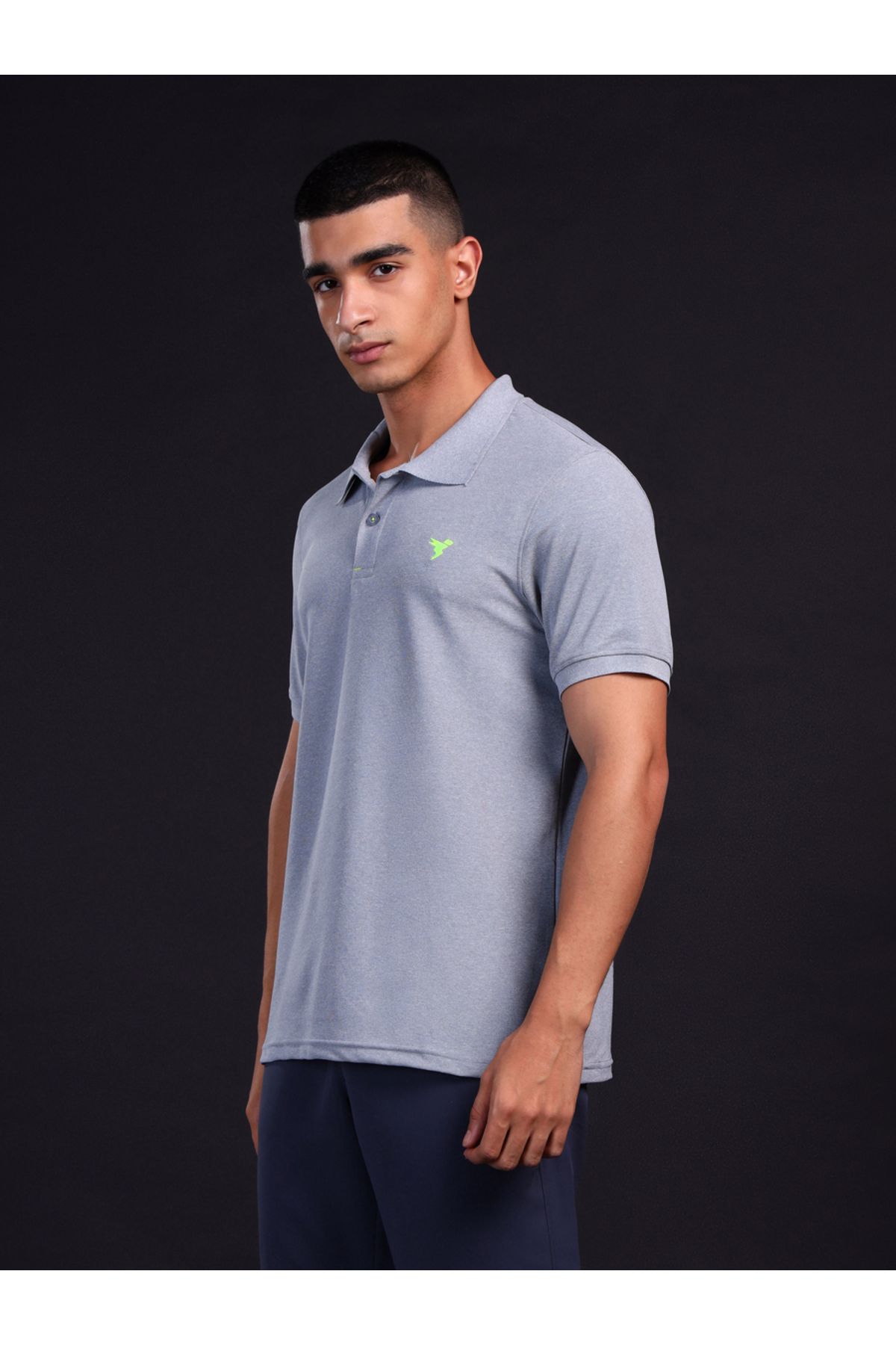 Technosport By Styli-Solid Short Sleeve Polo T-Shirt 1