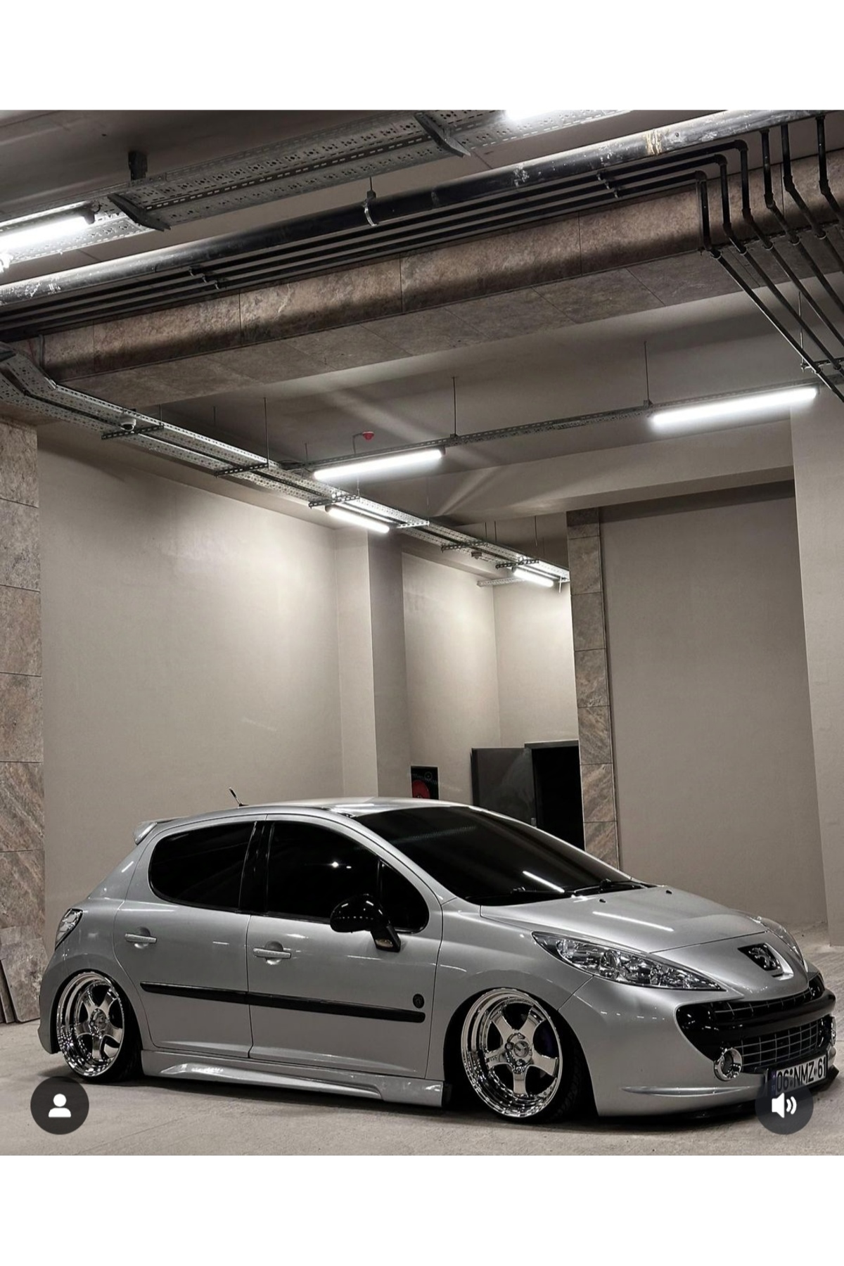 3mgarage Peugeot 207 bodykit arka ek spoiler ve marsbiyelleri boyasız ...