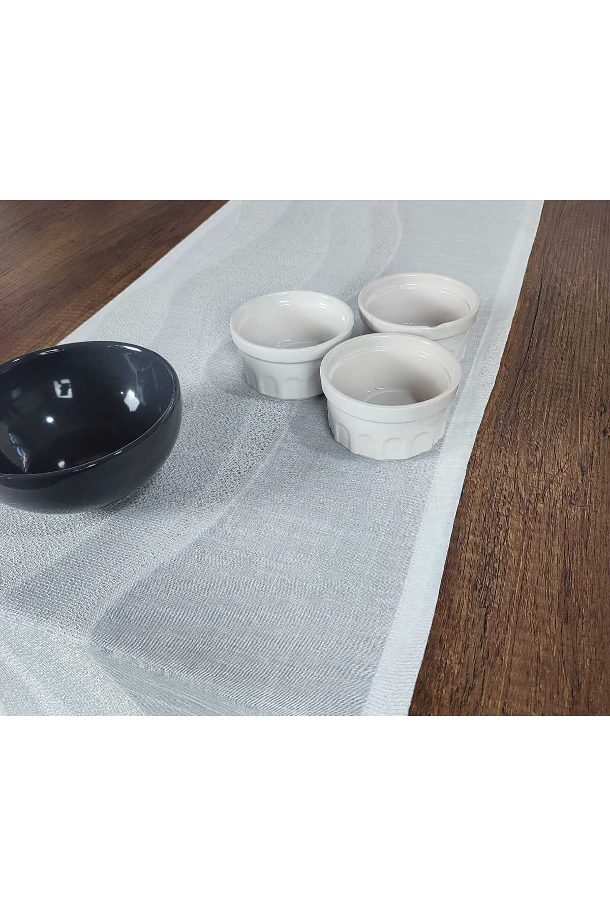 PİKKO HOME-39*122 СМ ЕКРУ ІНЦЕ ДЖАКАРЛІ ПОЛІЕСТЕР(R) 2
