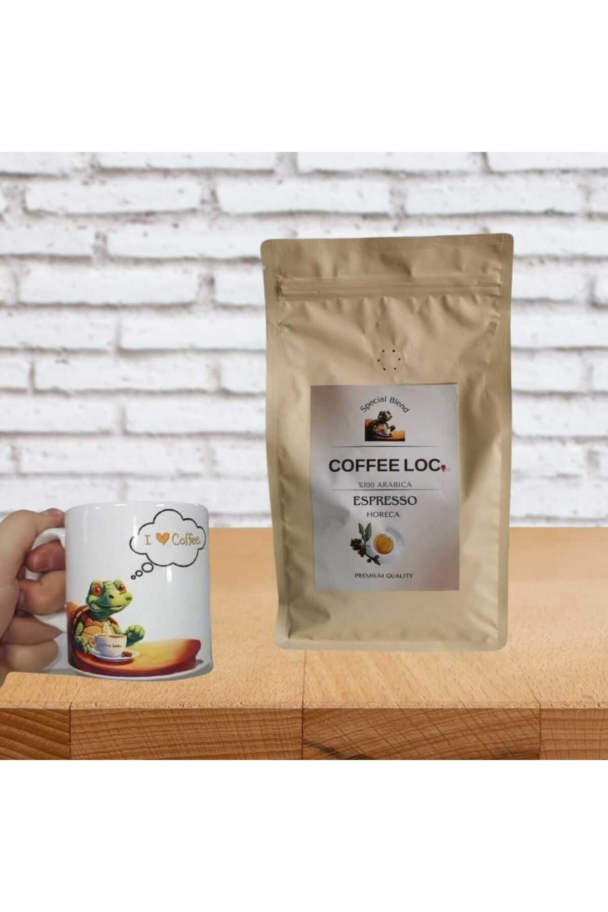 COFFEE LOC Barista Filtre Kahve Çekirdek Kahve %100 Arabica (Öğütülmemiş)-500 gr (KUPA HEDİYELİ)