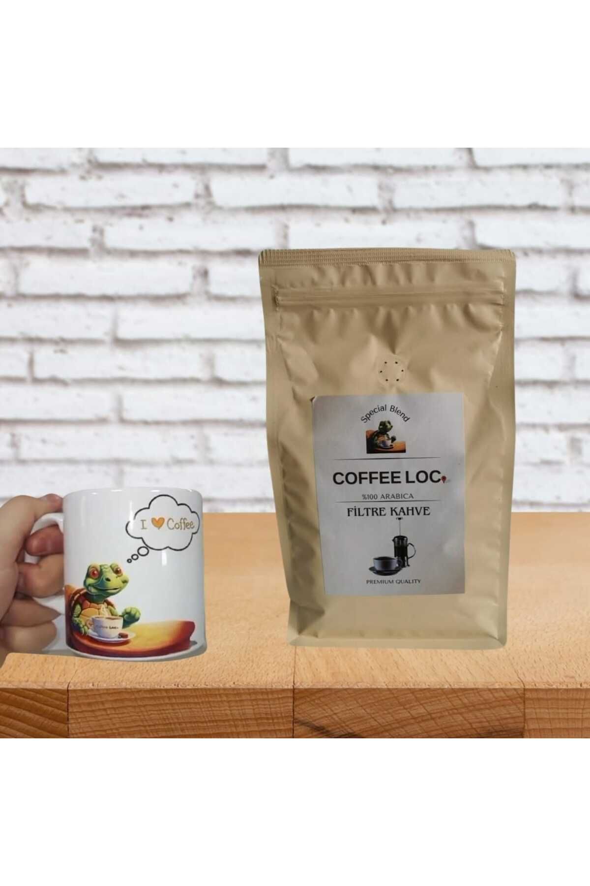 COFFEE LOC Barista Öğütülmüş Filtre Kahve %100 Arabica -500 gr ( 350 CC KUPA HEDİYELİ)