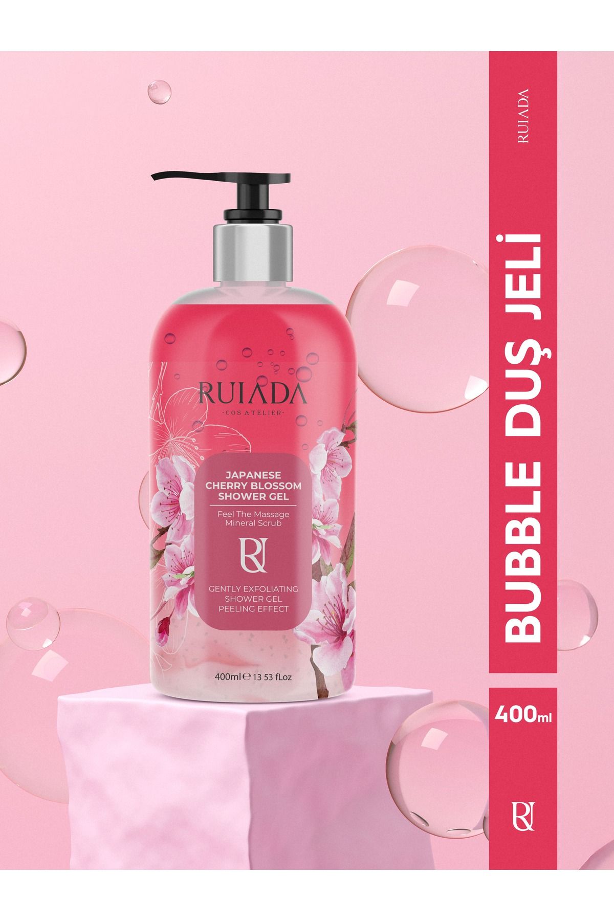 RUIADA Japon Kiraz Çiçeği Bubble Duş Jeli 400 ml.