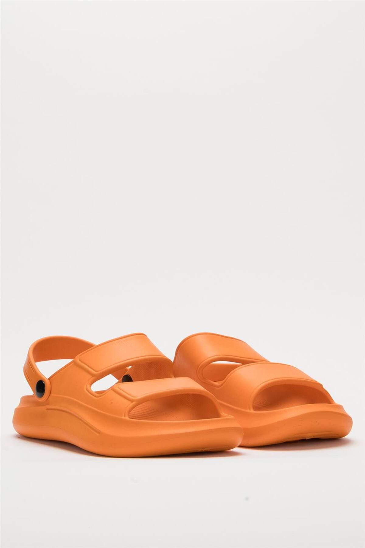 Liger-Unisex Orthopedic Sea Pool Sandal Orange Slippers 3