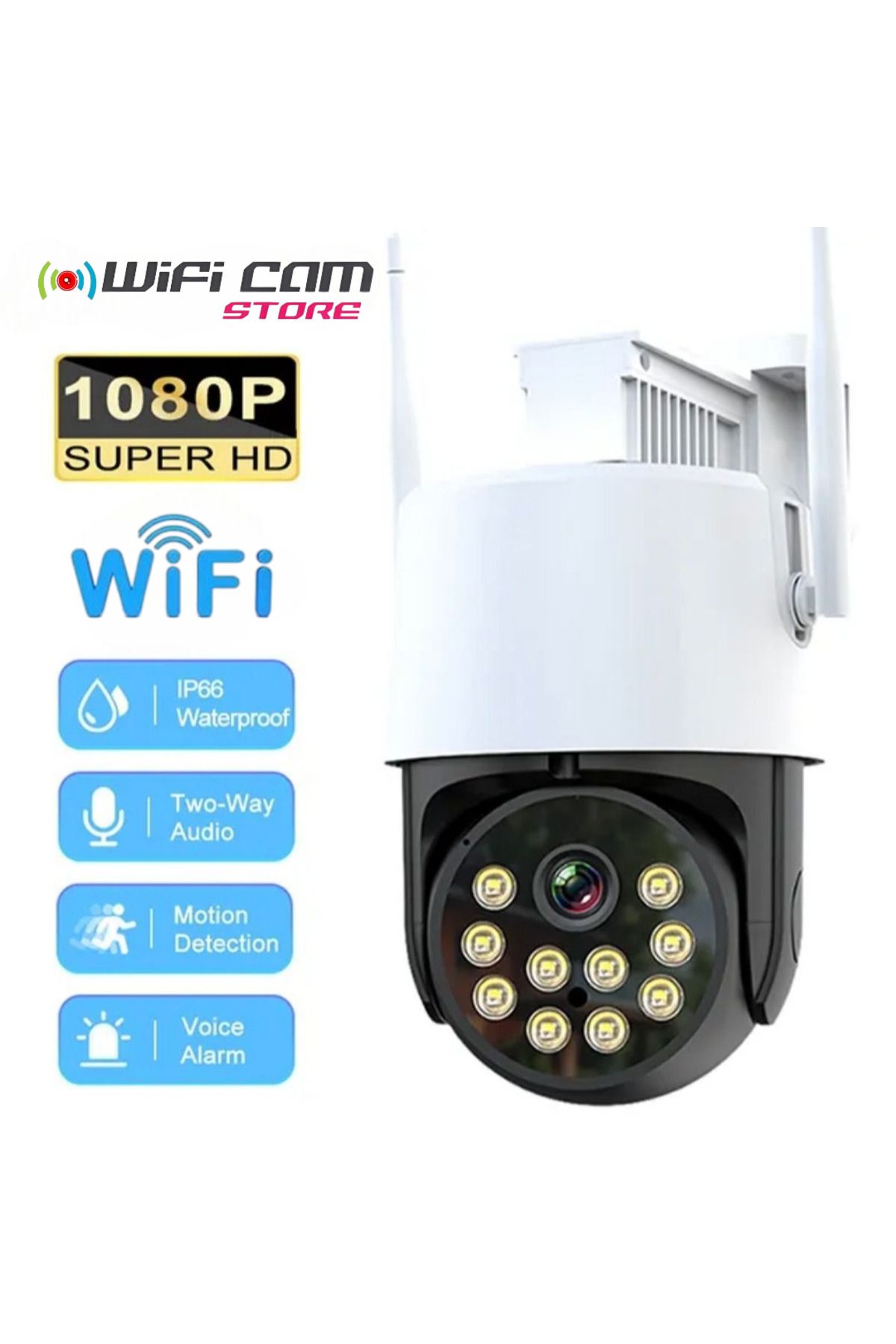 WİFİCAM 3mp P6slite Yazılım Wifi Ptz Kamera