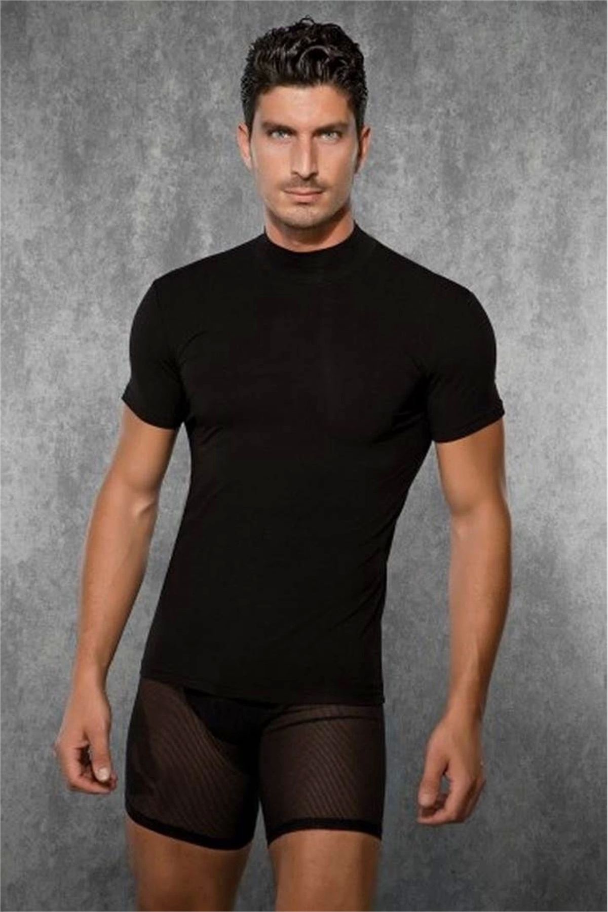 Nemere-Beruflic- Turtleneck Body Wrap T-Shirt 2730 1