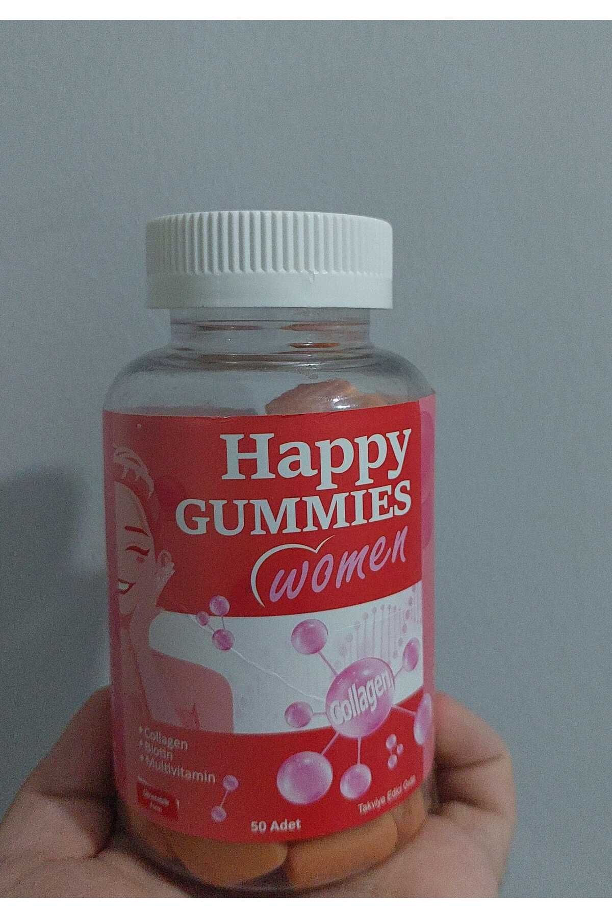 BYB HAPPY GUMMİES COLLOGEN ÇİĞNENEBİLİR 50 TABLET KADINLAR İÇİN