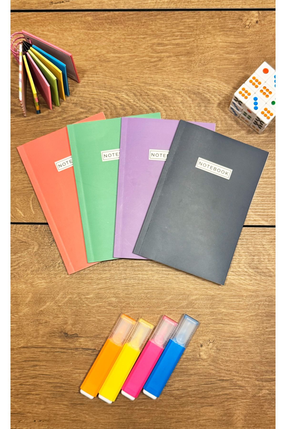 Fly Notes-13X20 cm 64 Pages Unlined School Notebook Set - Memory, Note, Unlined 6