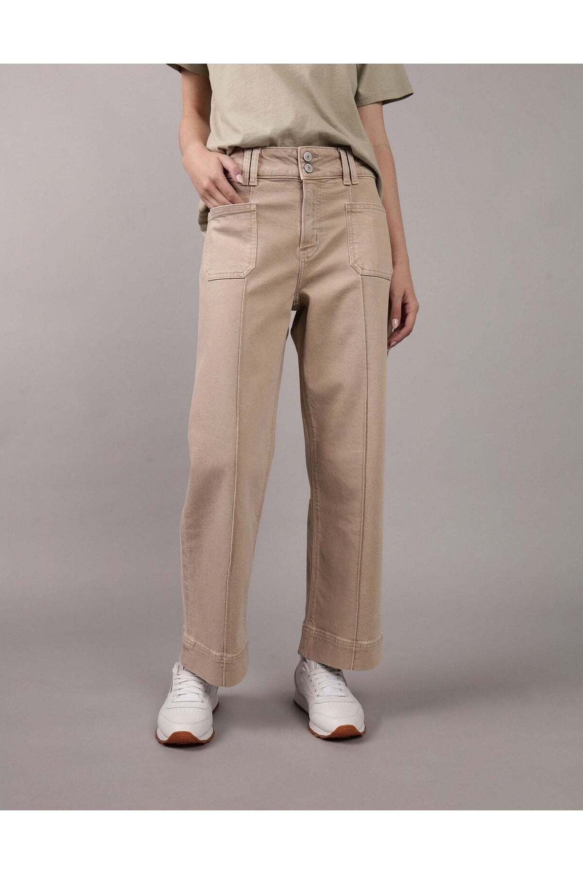 AMERICAN EAGLE-Ae High-waisted Stovepipe Crop Pant 1