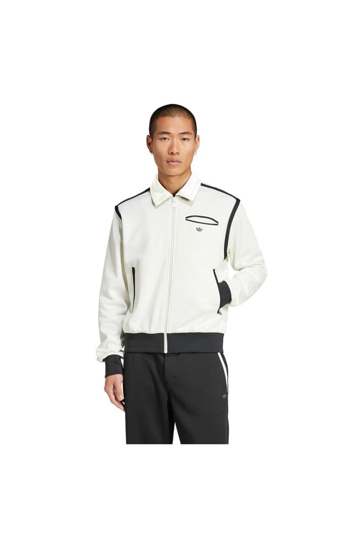 adidas-White Men's Jacket - Prem Tt Jd3396 1