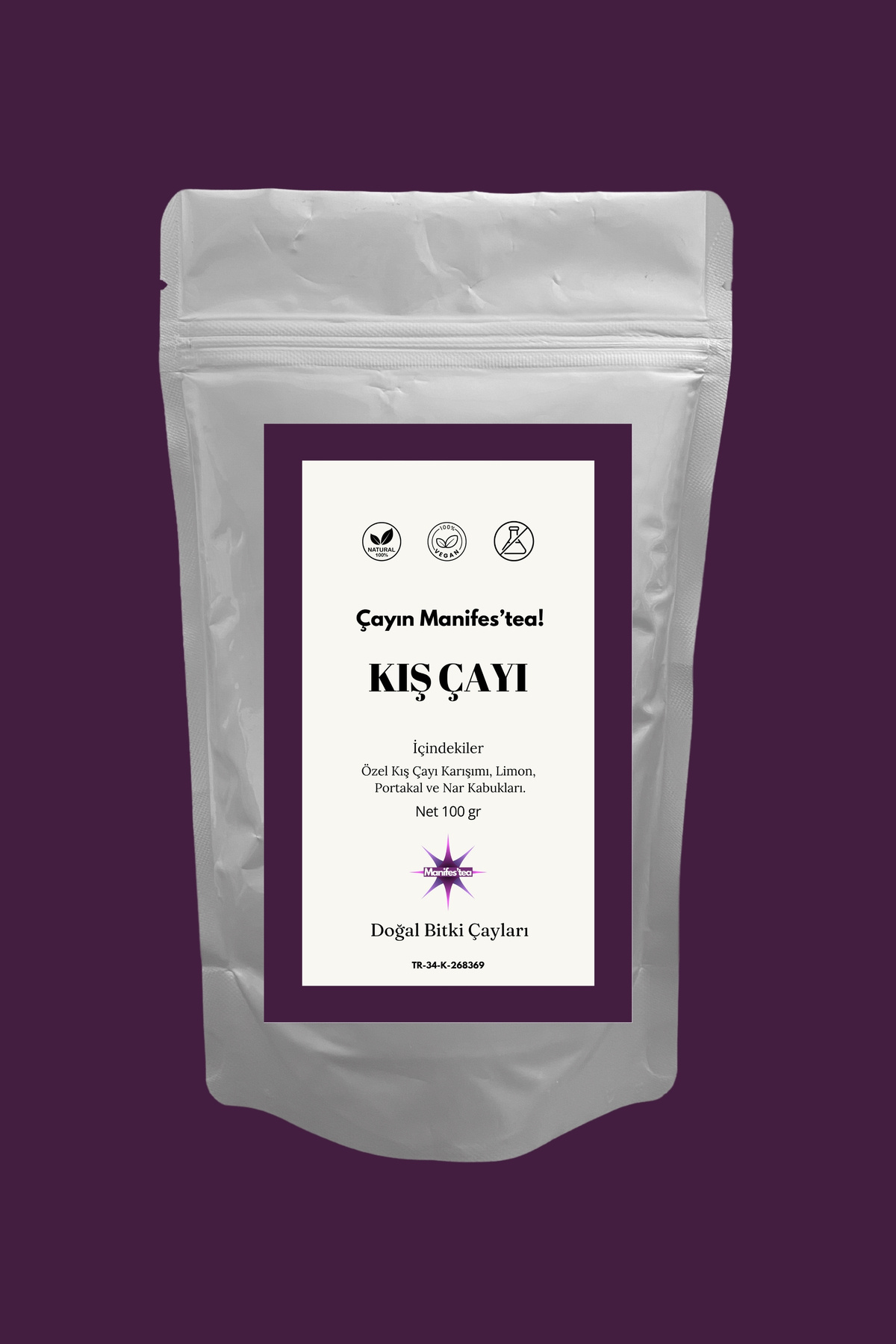Manifestea Kış Çayı - Kilitli Ambalaj 100 gr