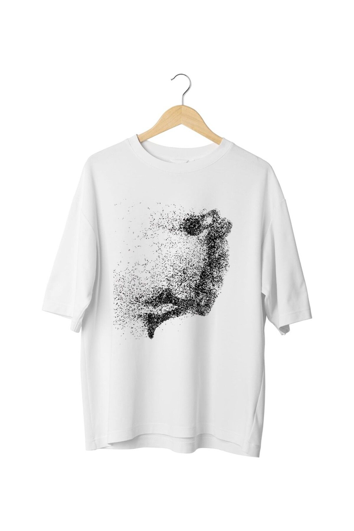 Panda Baskı Tekstil Basketbolcu Tshirt2