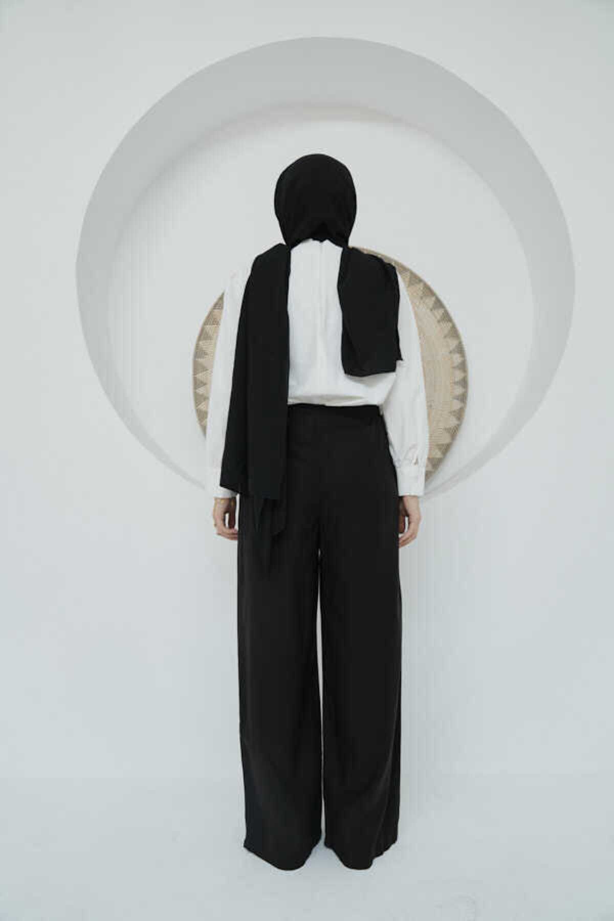Neways-1105-Siah Piece Painted Elastic Pants 3