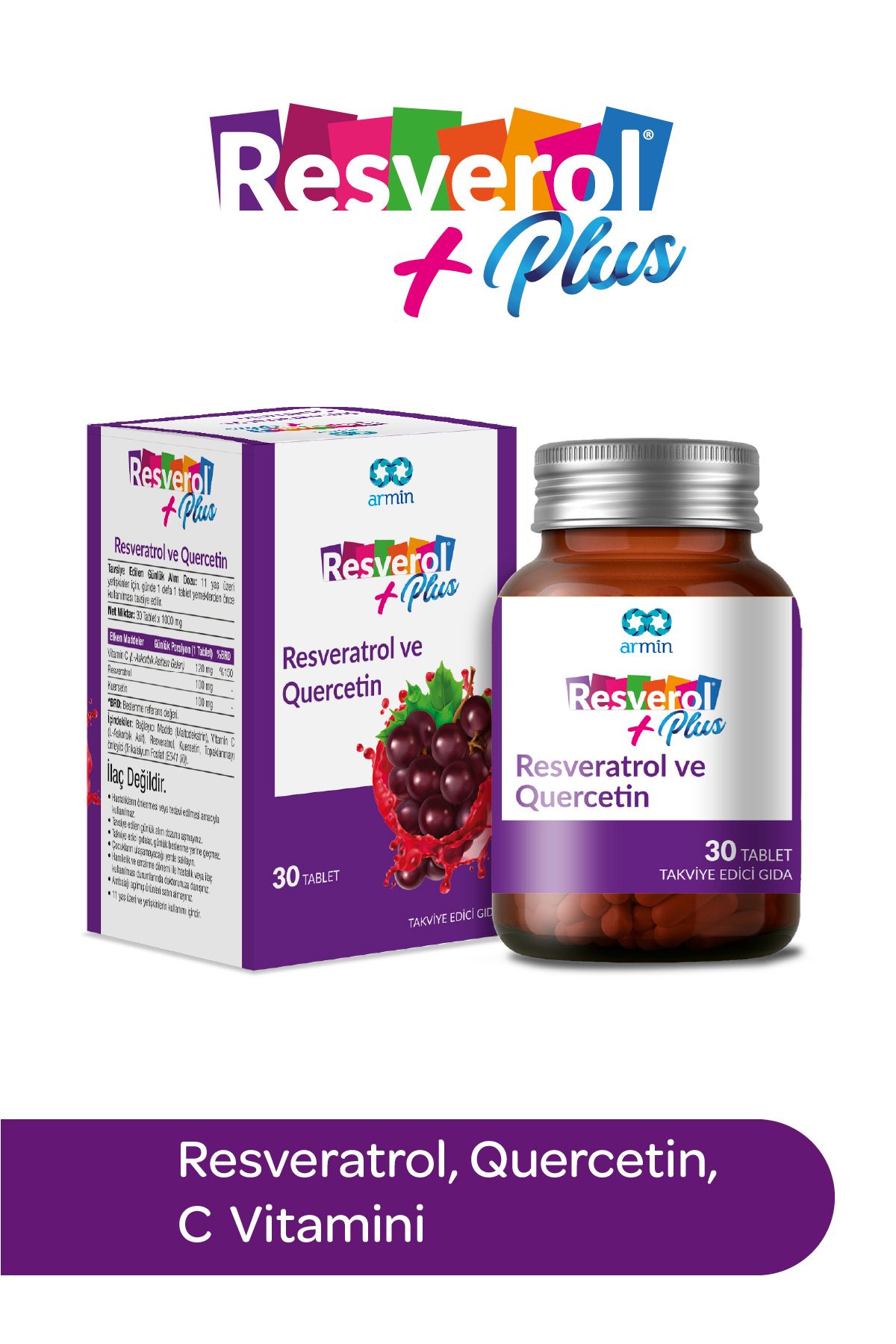 Resverol-Armin Plus 30 Tablets 1