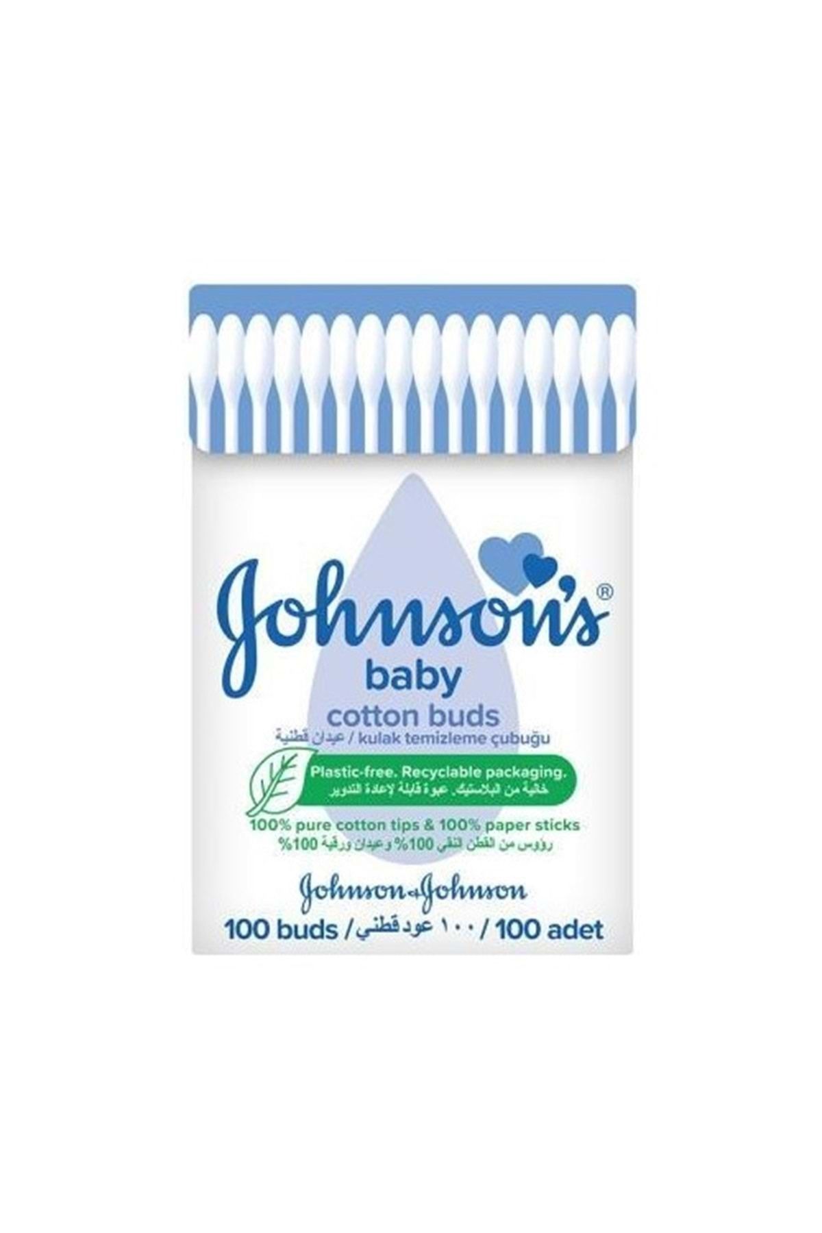 Johnson's-Johnsons Baby Ear Cleaning Swabs 100 Pieces (Set of 5) 2