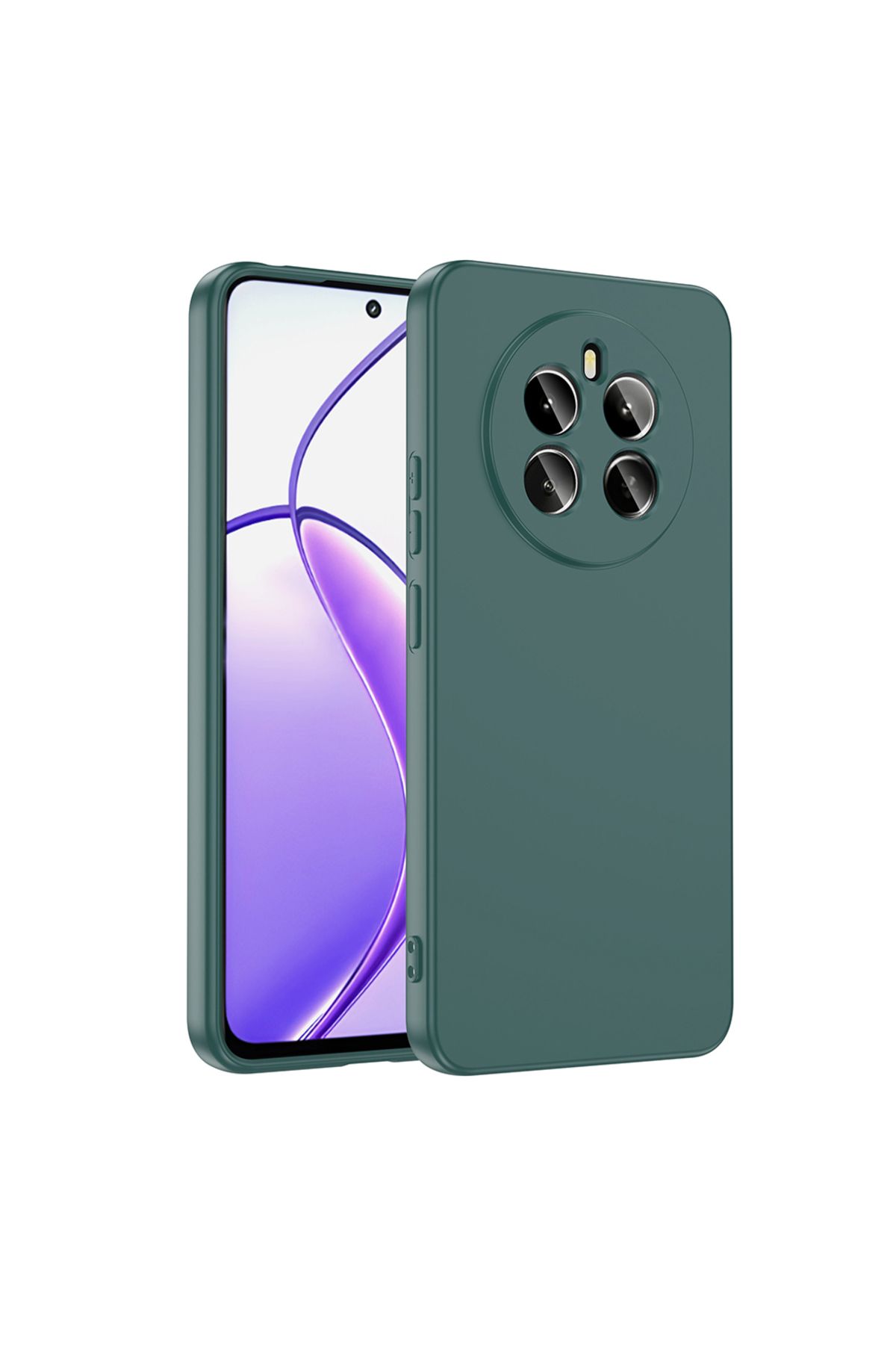 gaappy Soft Serisi Realme 12 4G Koyu Yeşil Kapak