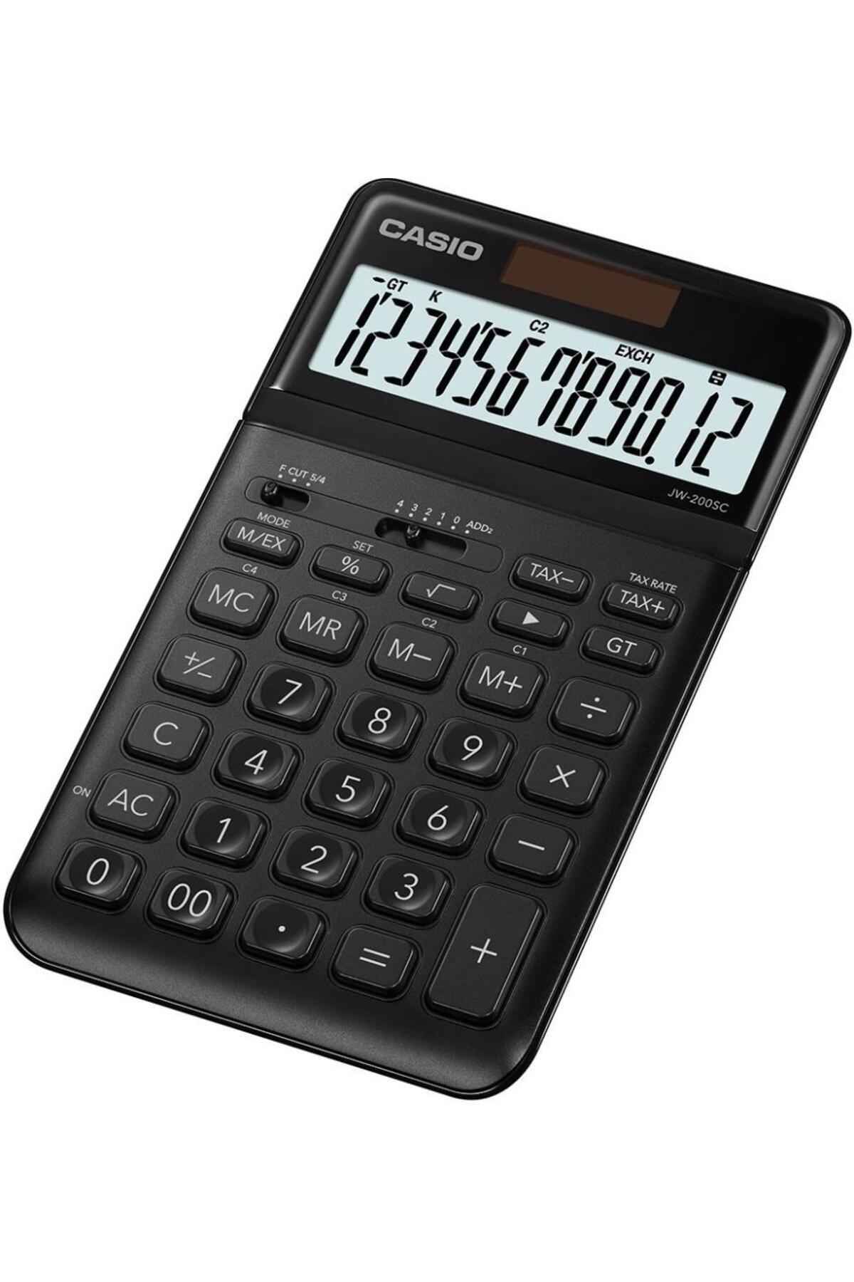 Jw-200sc-bk 12 Hane Siyah Masa Üstü Hesap Makinesi